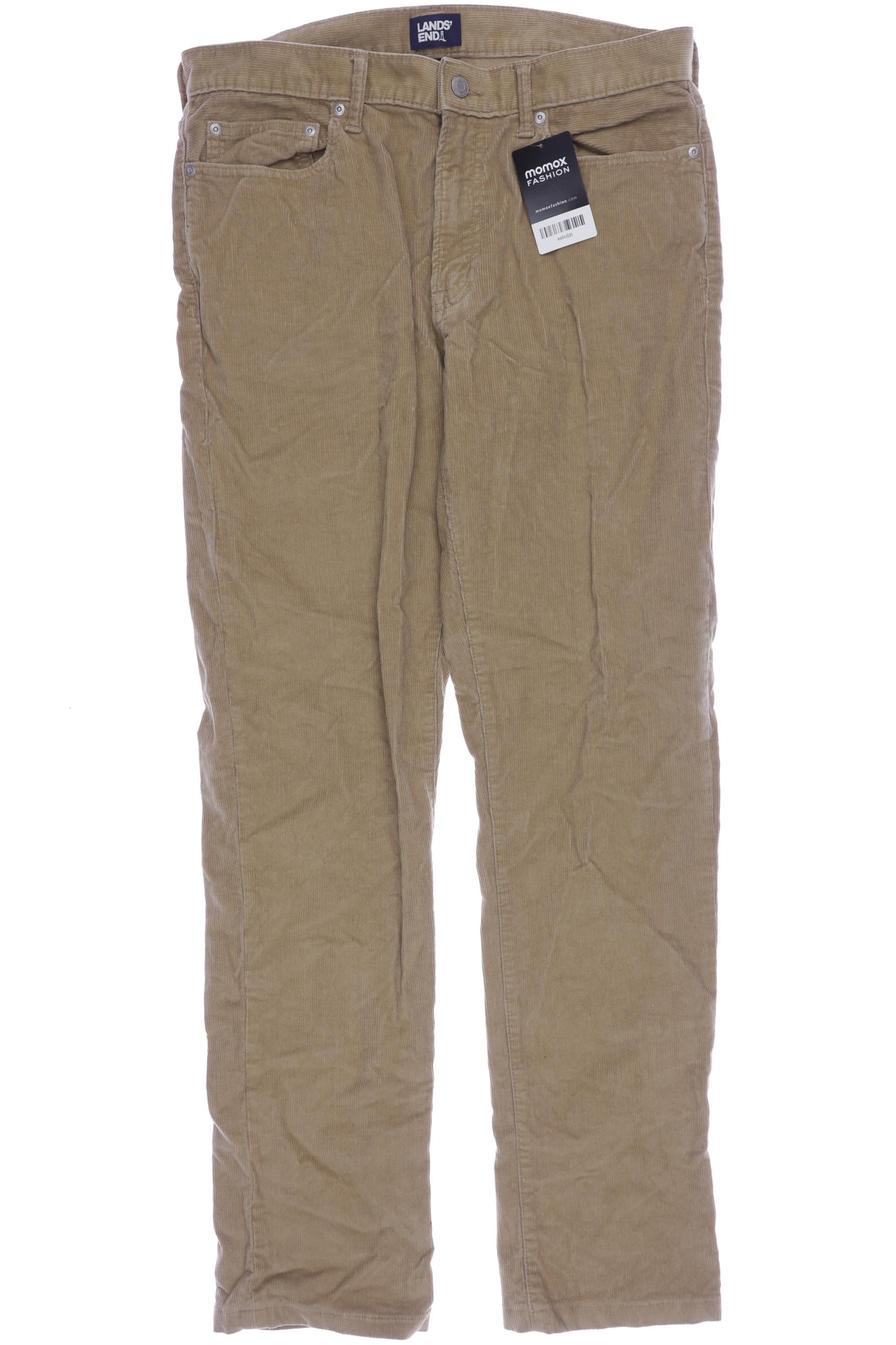 

Lands End Herren Stoffhose, beige, Gr. 48
