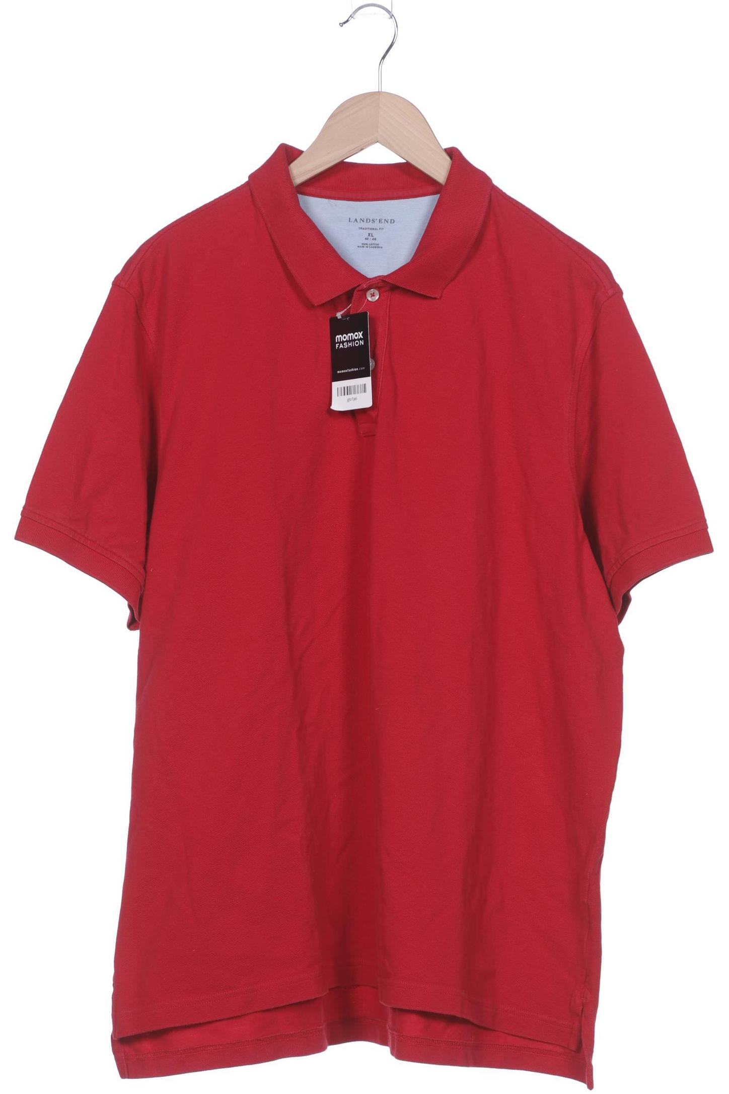 

Lands End Herren Poloshirt, rot, Gr. 54