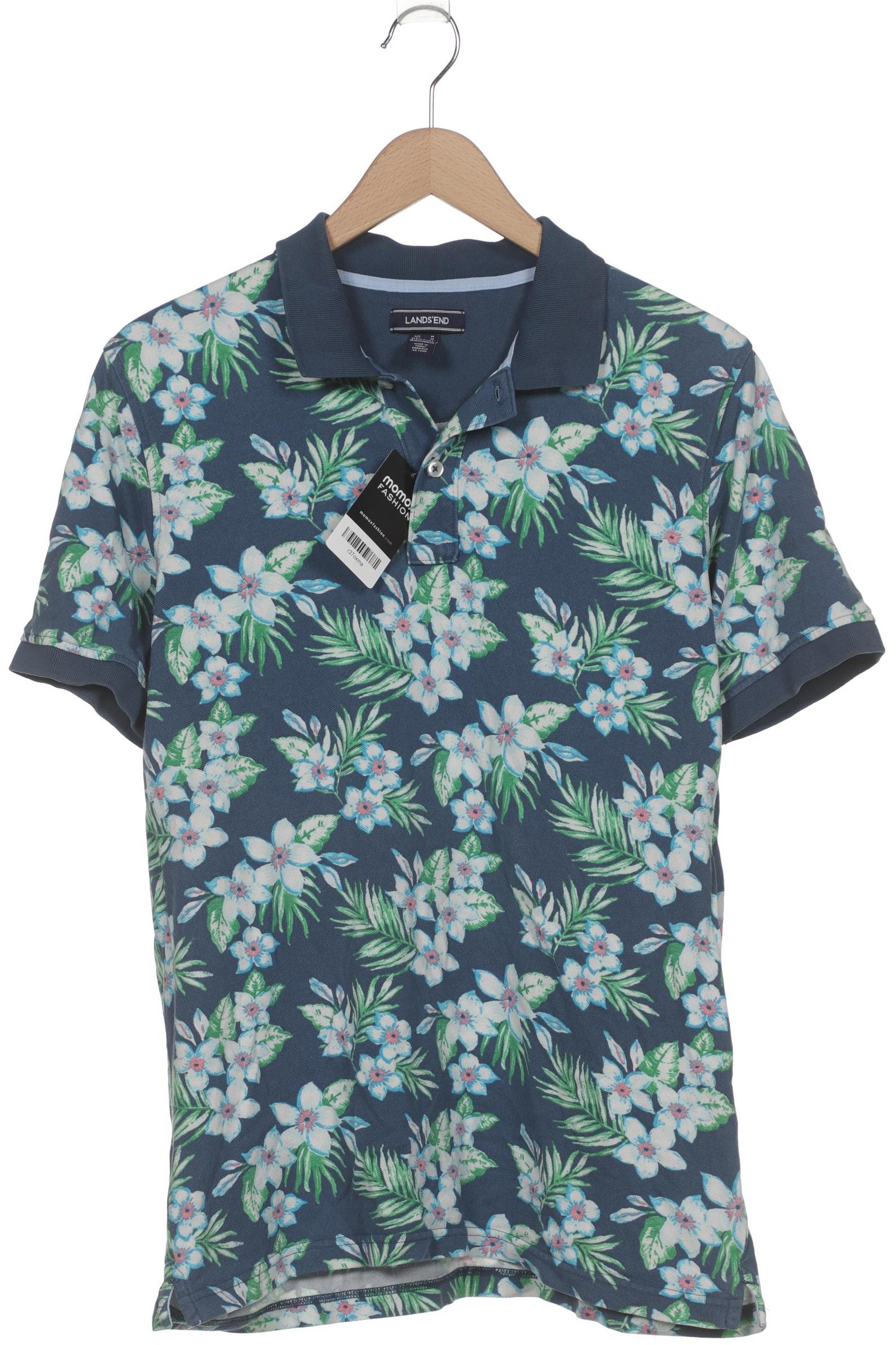 

Lands End Herren Poloshirt, blau, Gr. 48