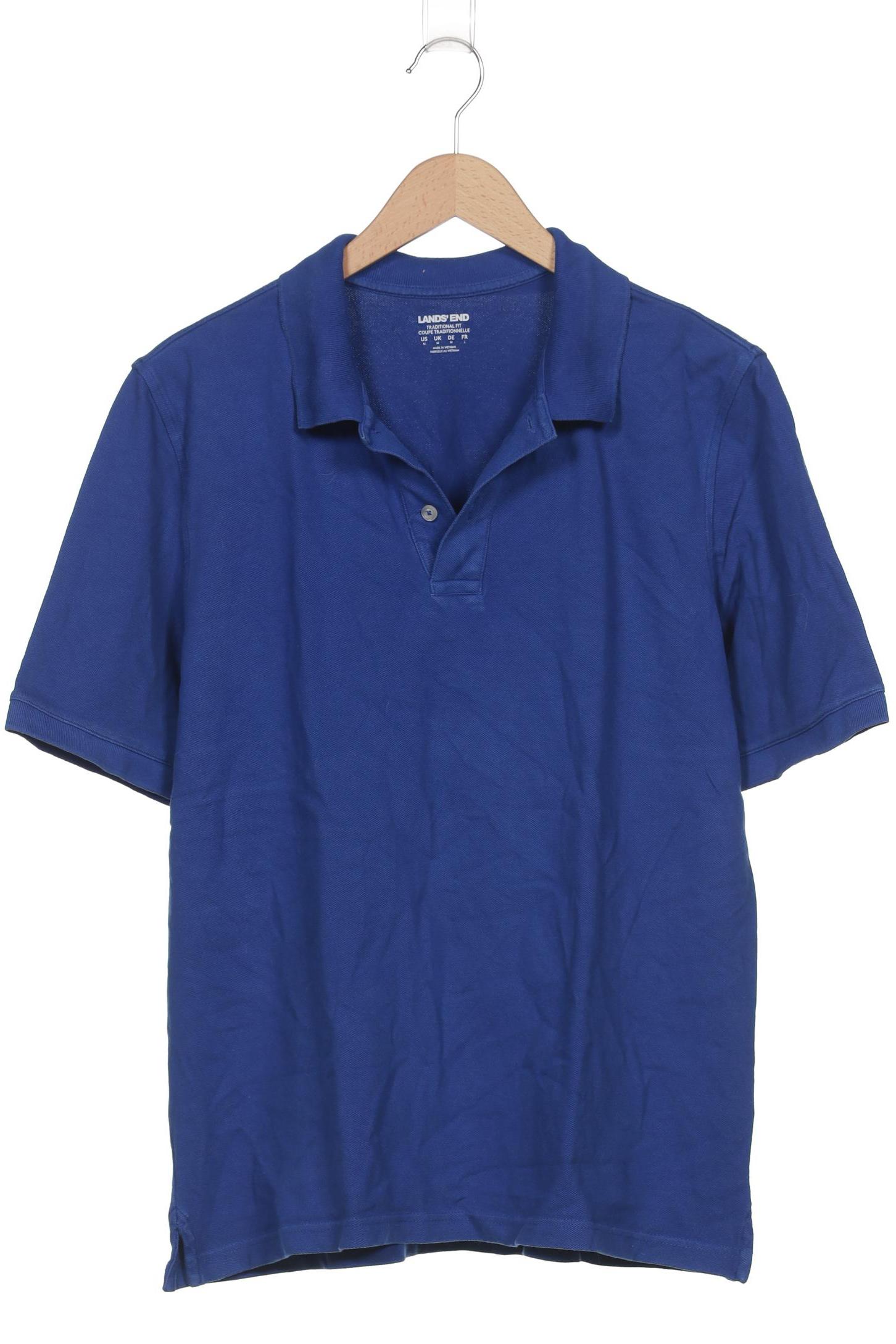 

Lands End Herren Poloshirt, blau, Gr. 48