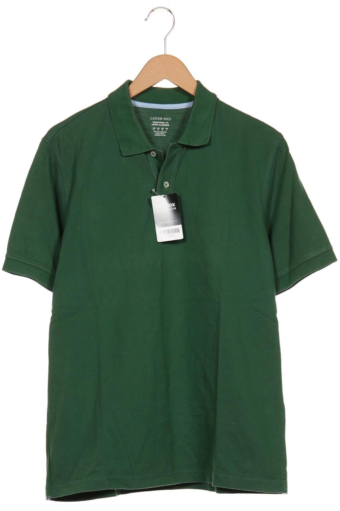 

Lands End Herren Poloshirt, grün, Gr. 48