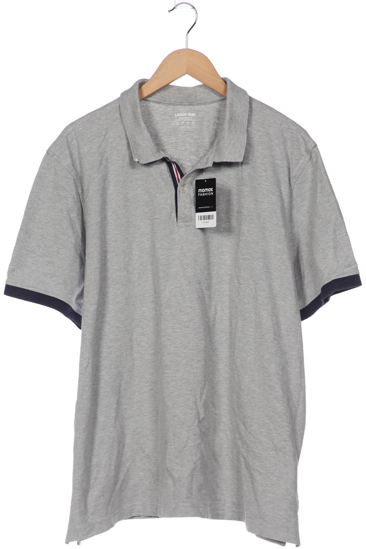 

Lands End Herren Poloshirt, grau, Gr. 56