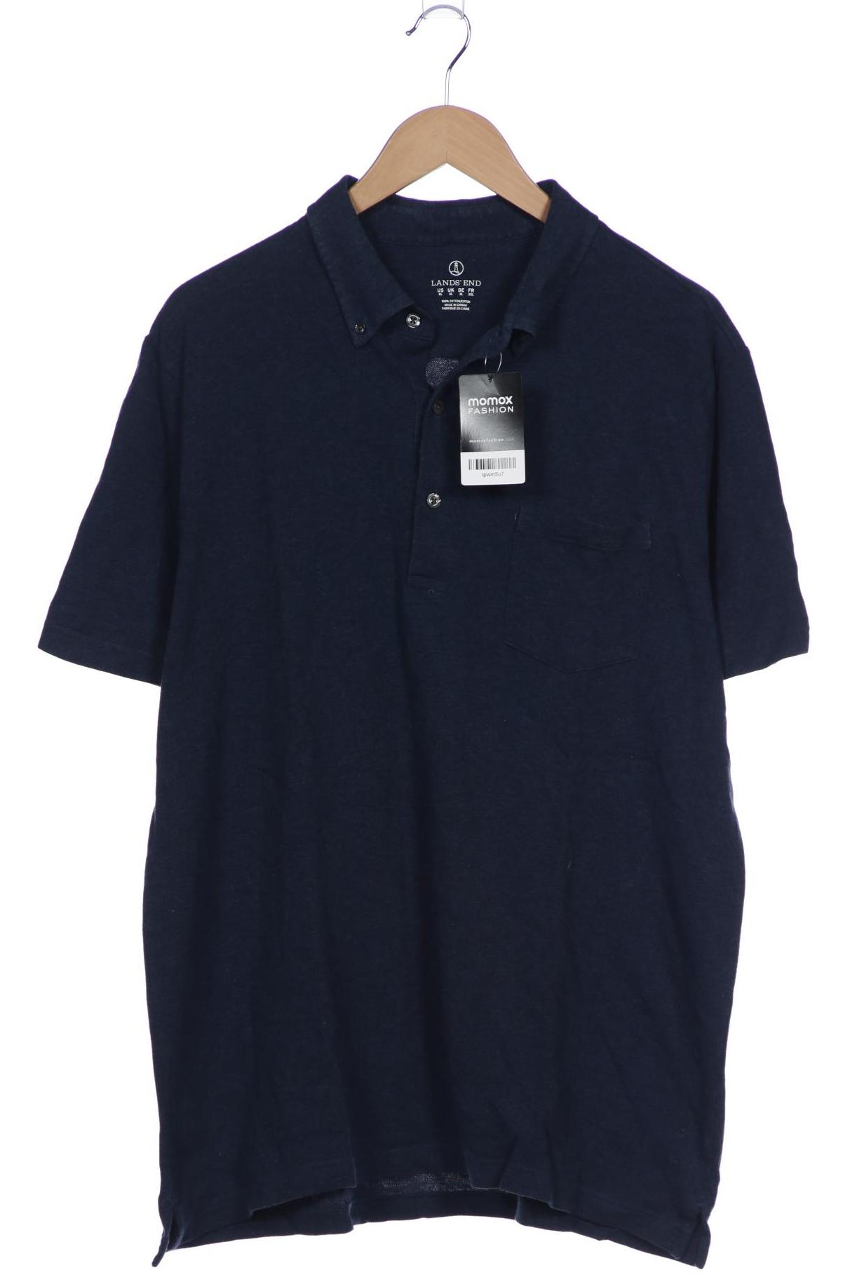 

Lands End Herren Poloshirt, marineblau, Gr. 54