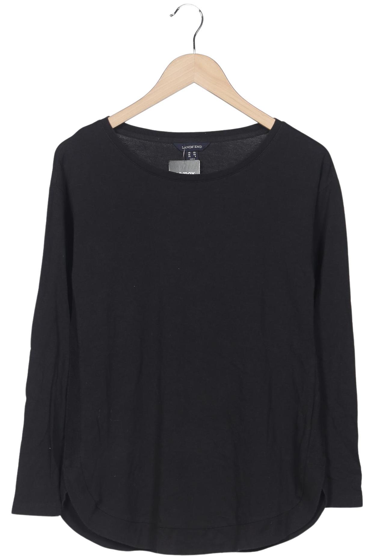 Thumbnail - Lands End Herren Langarmshirt, schwarz, Gr. 44