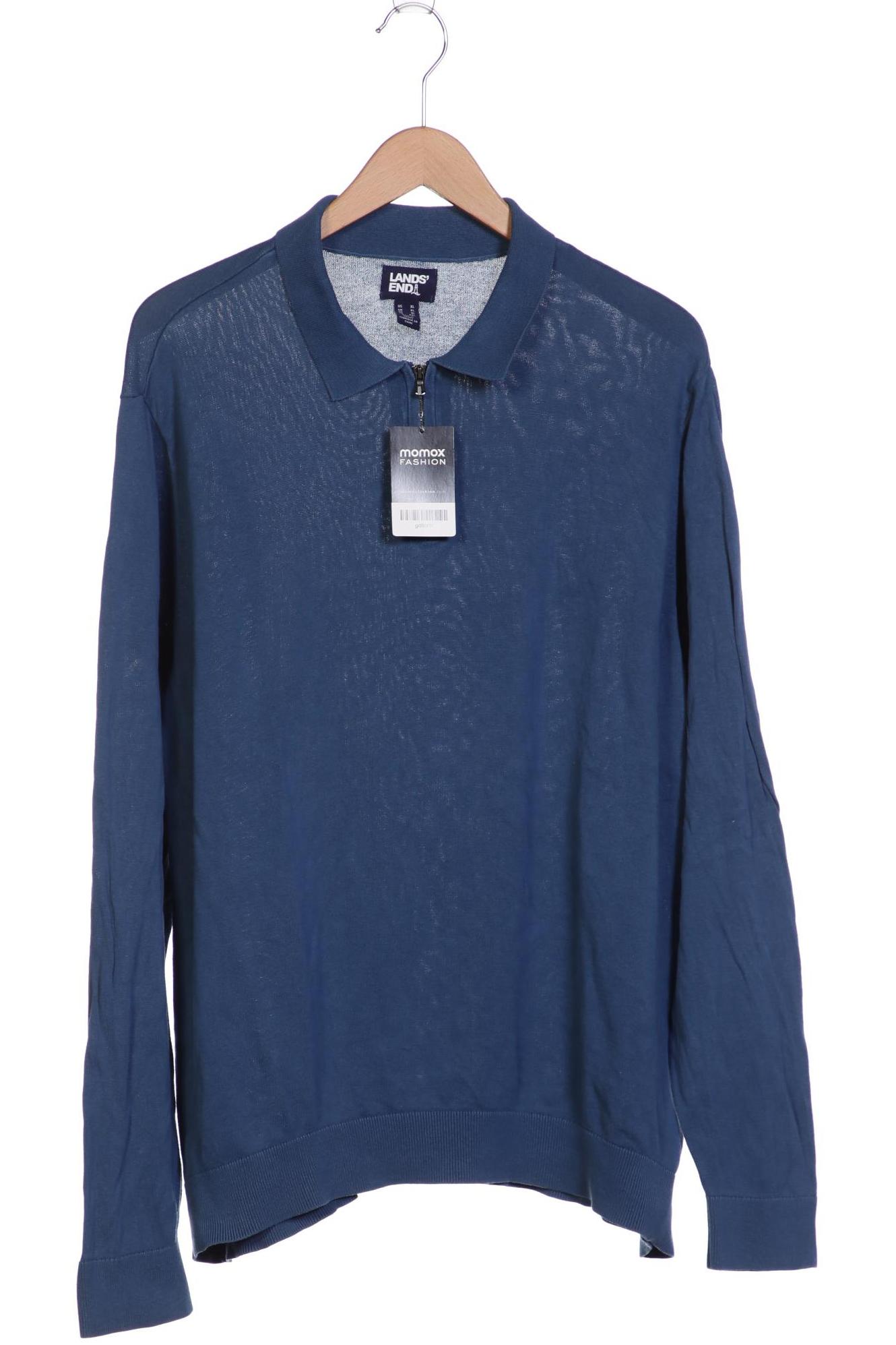 

Lands End Herren Pullover, blau, Gr. 54
