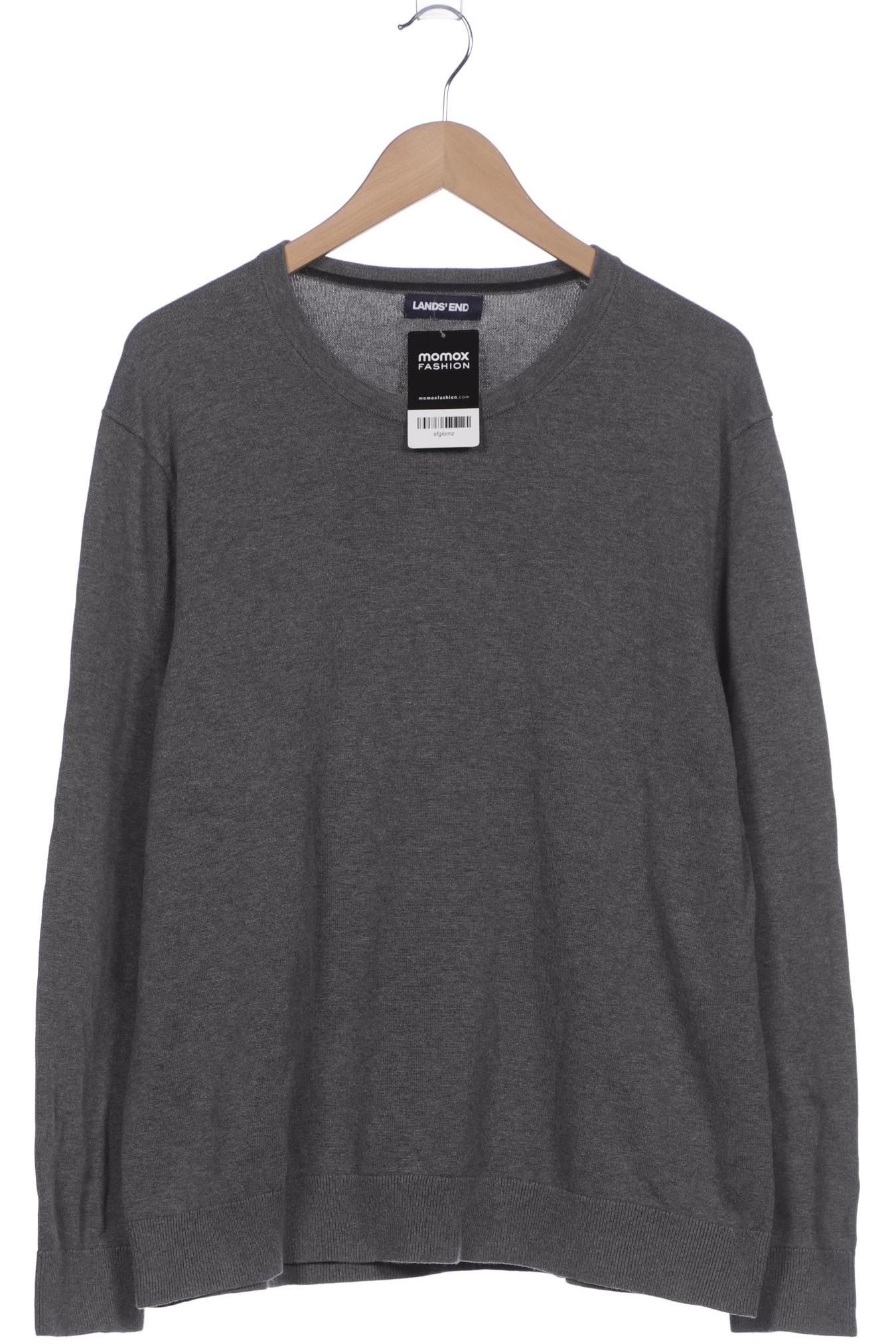 

Lands End Herren Pullover, grau, Gr. 54
