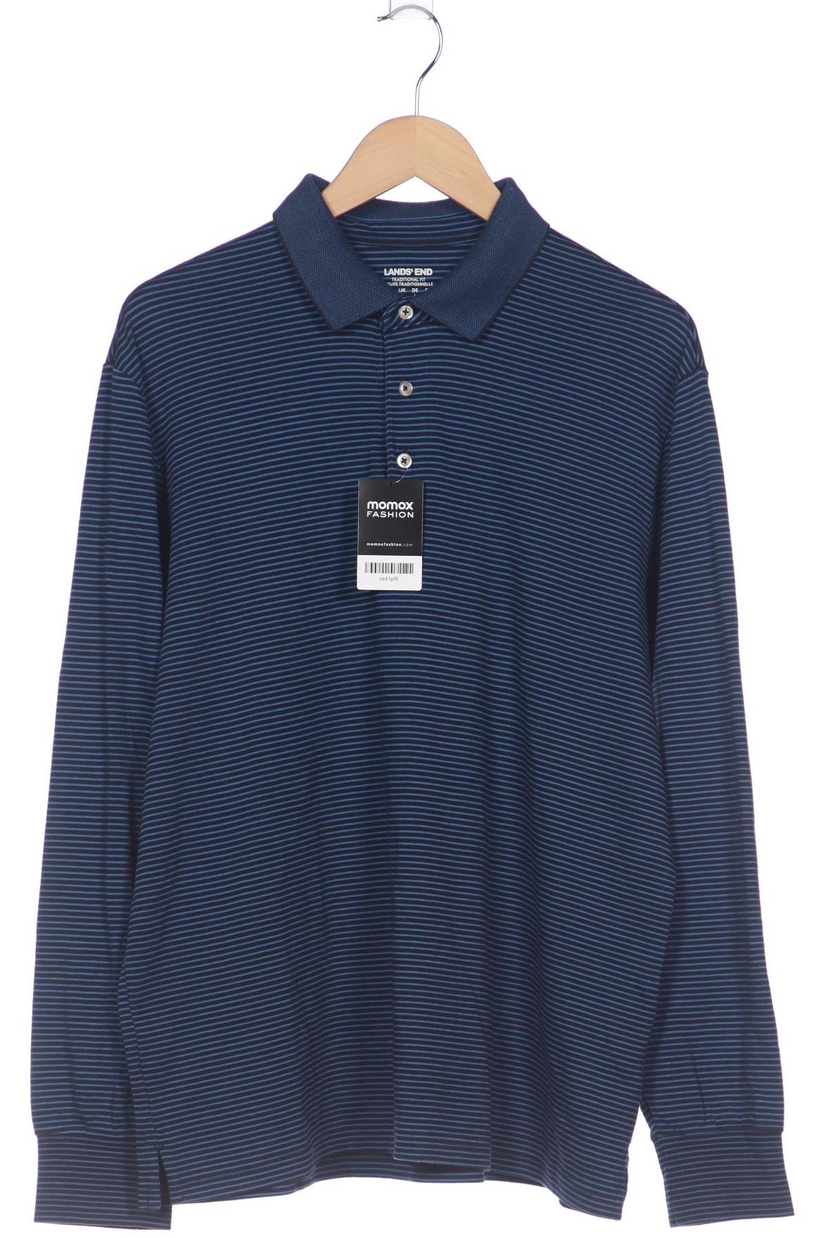 

Lands End Herren Poloshirt, marineblau, Gr. 52