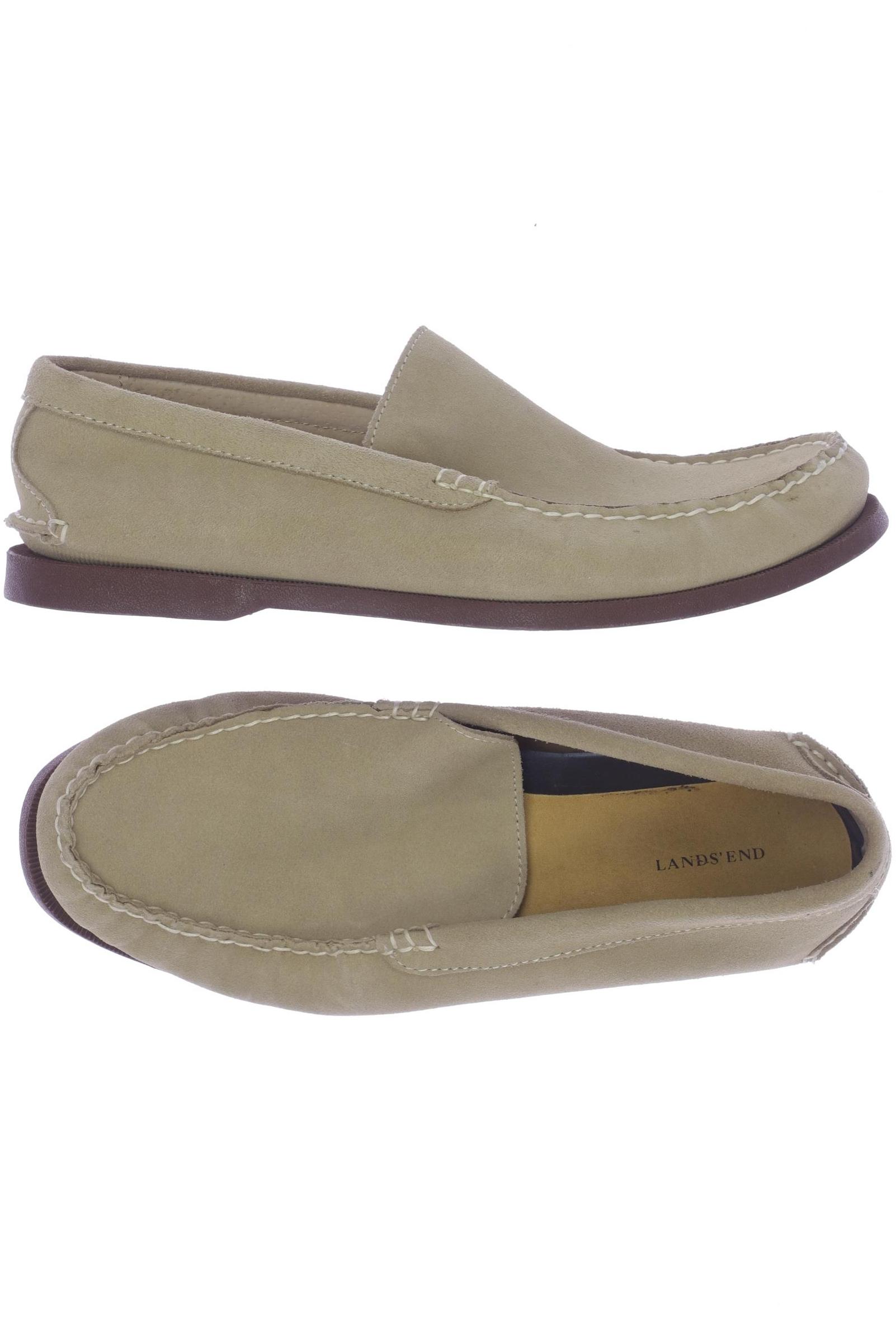 

Lands End Herren Halbschuh, beige, Gr. 43