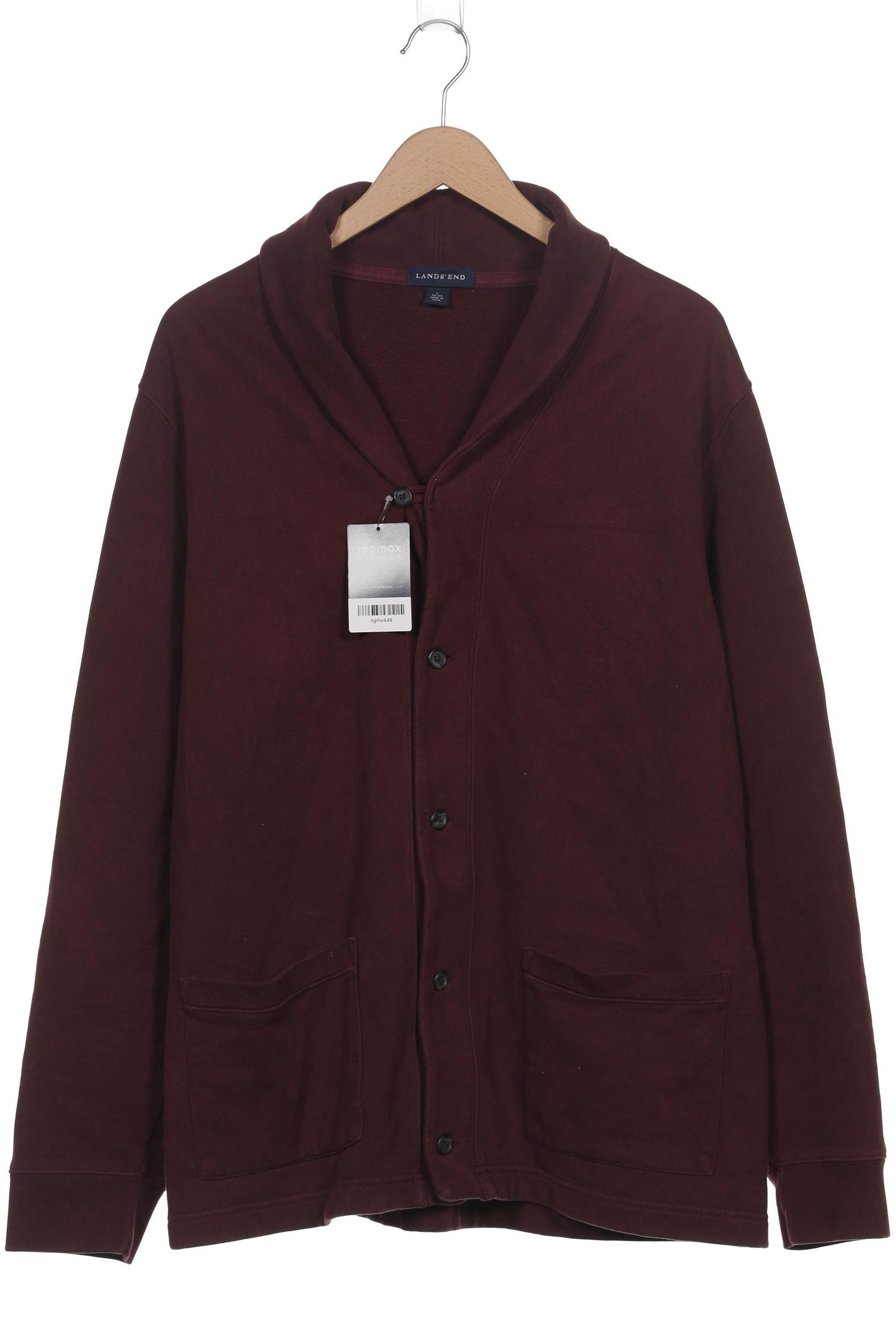 

Lands End Herren Sweatshirt, bordeaux, Gr. 52