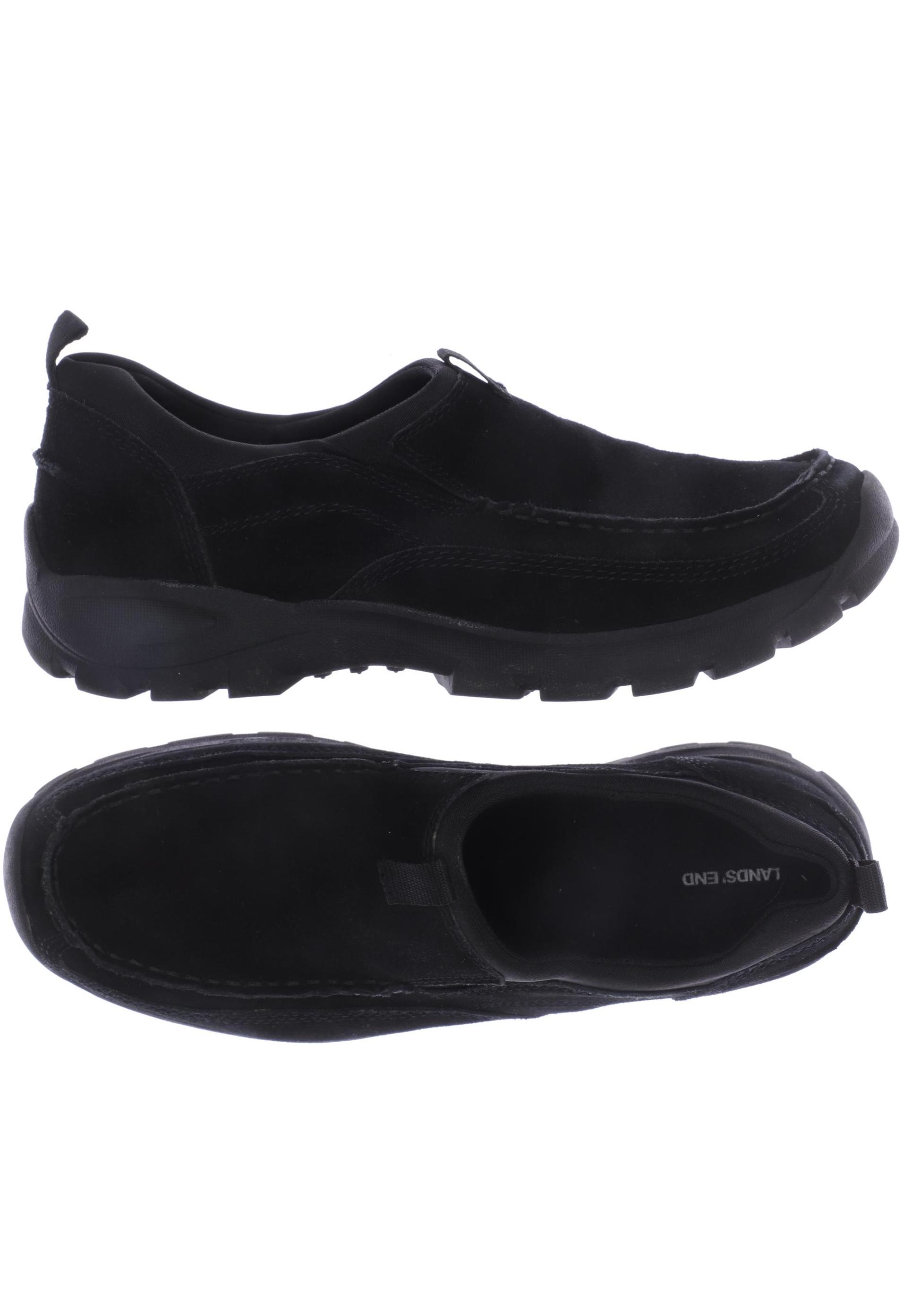 

Lands End Herren Halbschuh, schwarz, Gr. 43