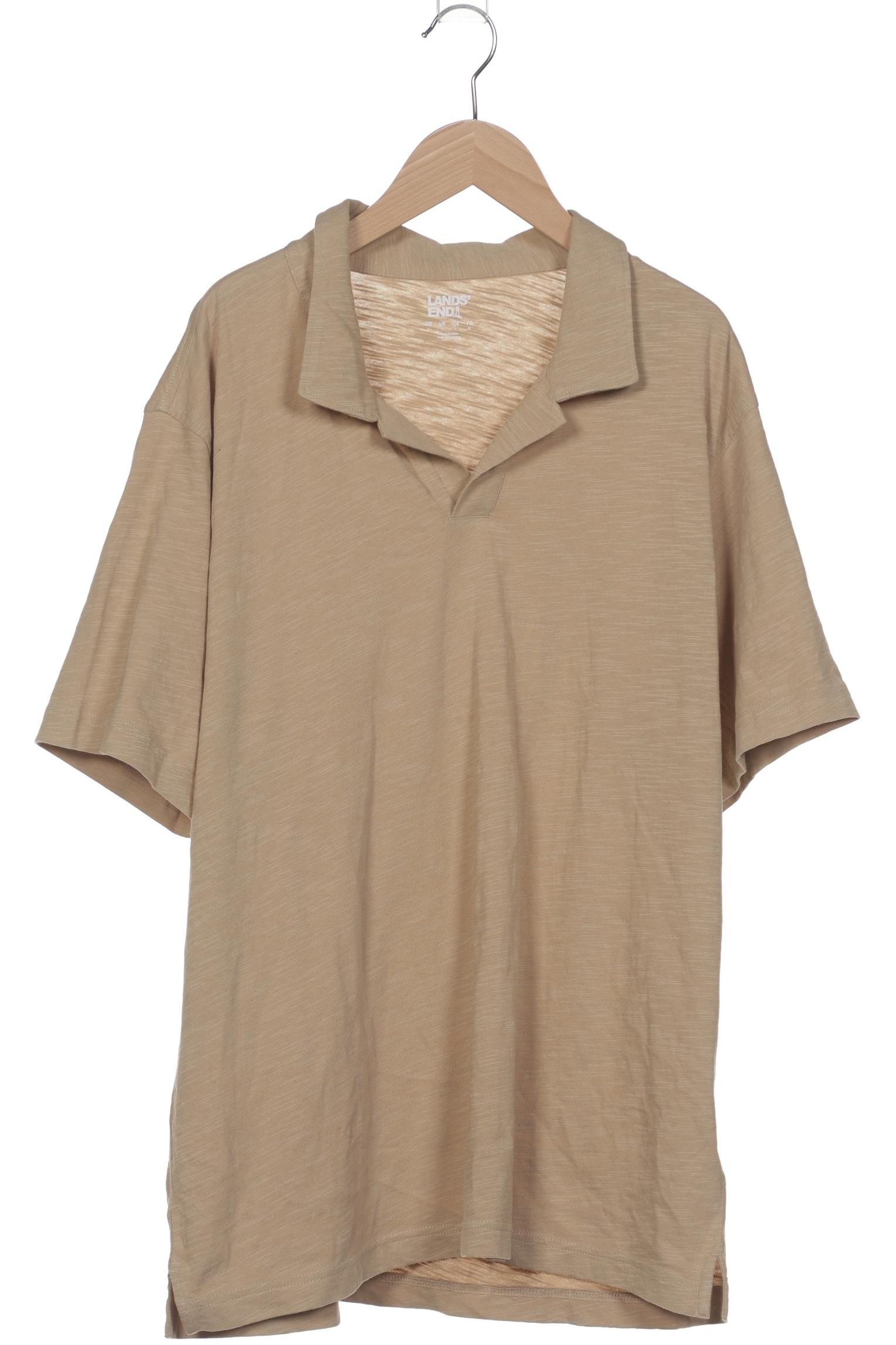 

Lands End Herren Poloshirt, beige, Gr. 52