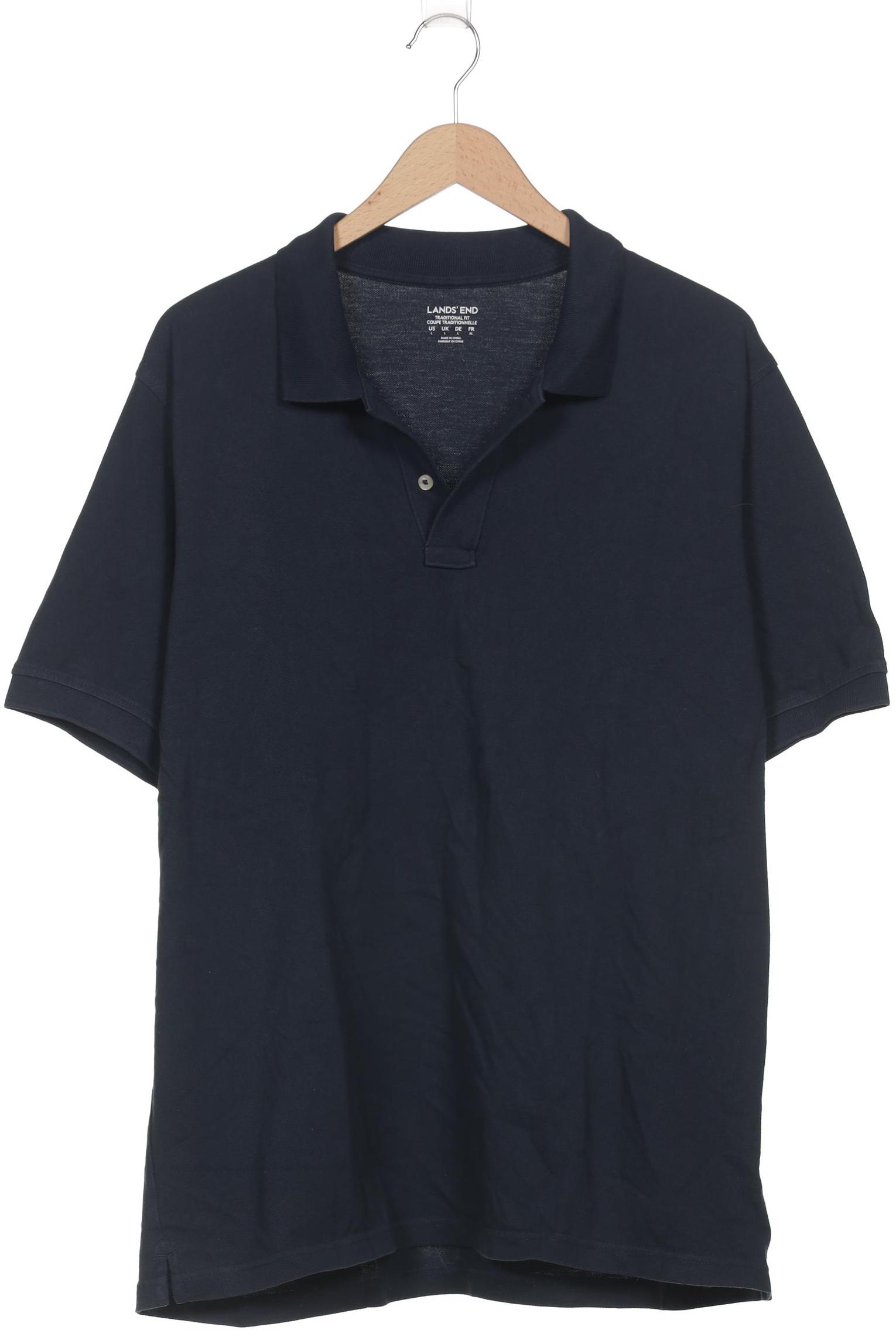 

Lands End Herren Poloshirt, marineblau, Gr. 52