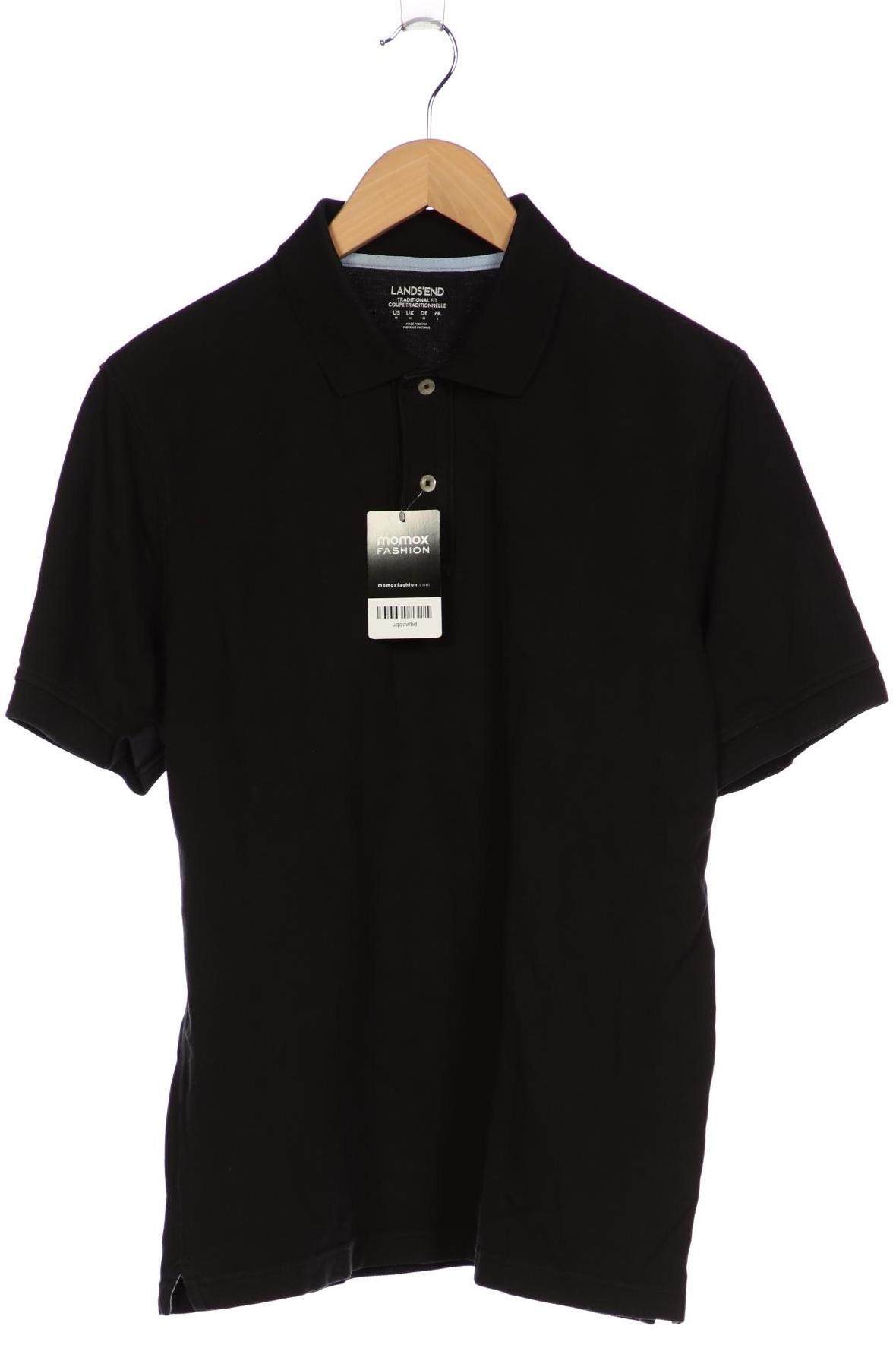 

Lands End Herren Poloshirt, schwarz, Gr. 48