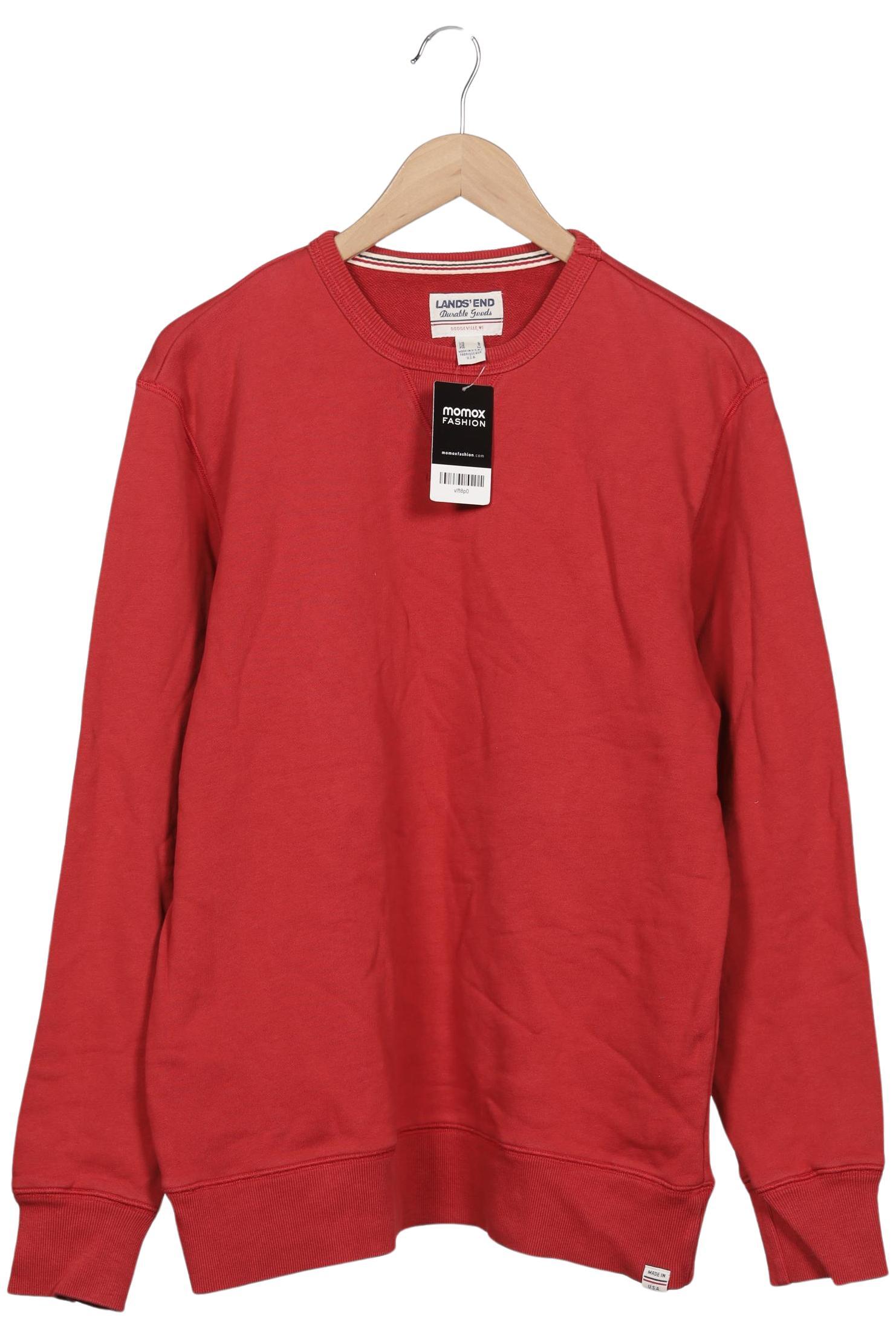 

Lands End Herren Sweatshirt, rot, Gr. 46