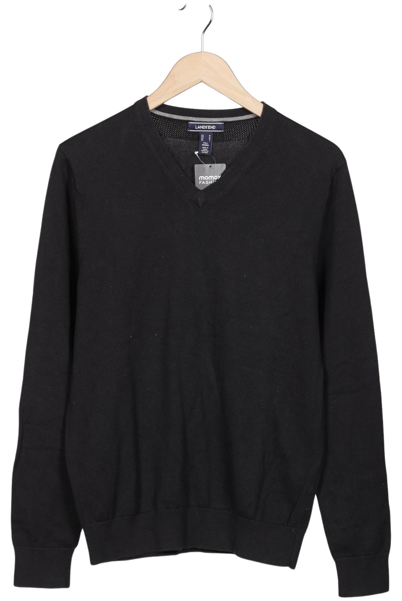

Lands End Herren Pullover, schwarz, Gr. 48
