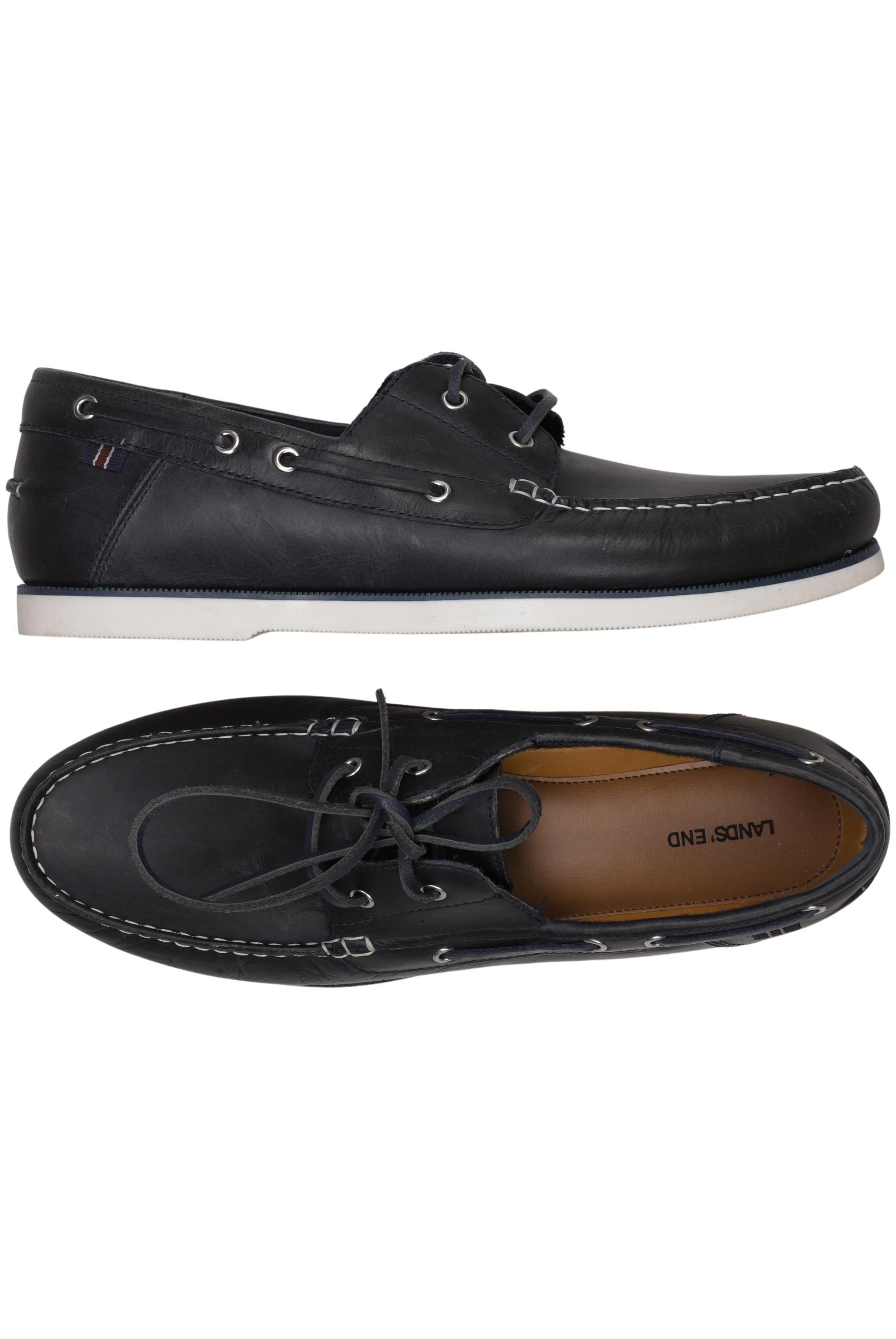 

Lands End Herren Halbschuh, marineblau, Gr. 43