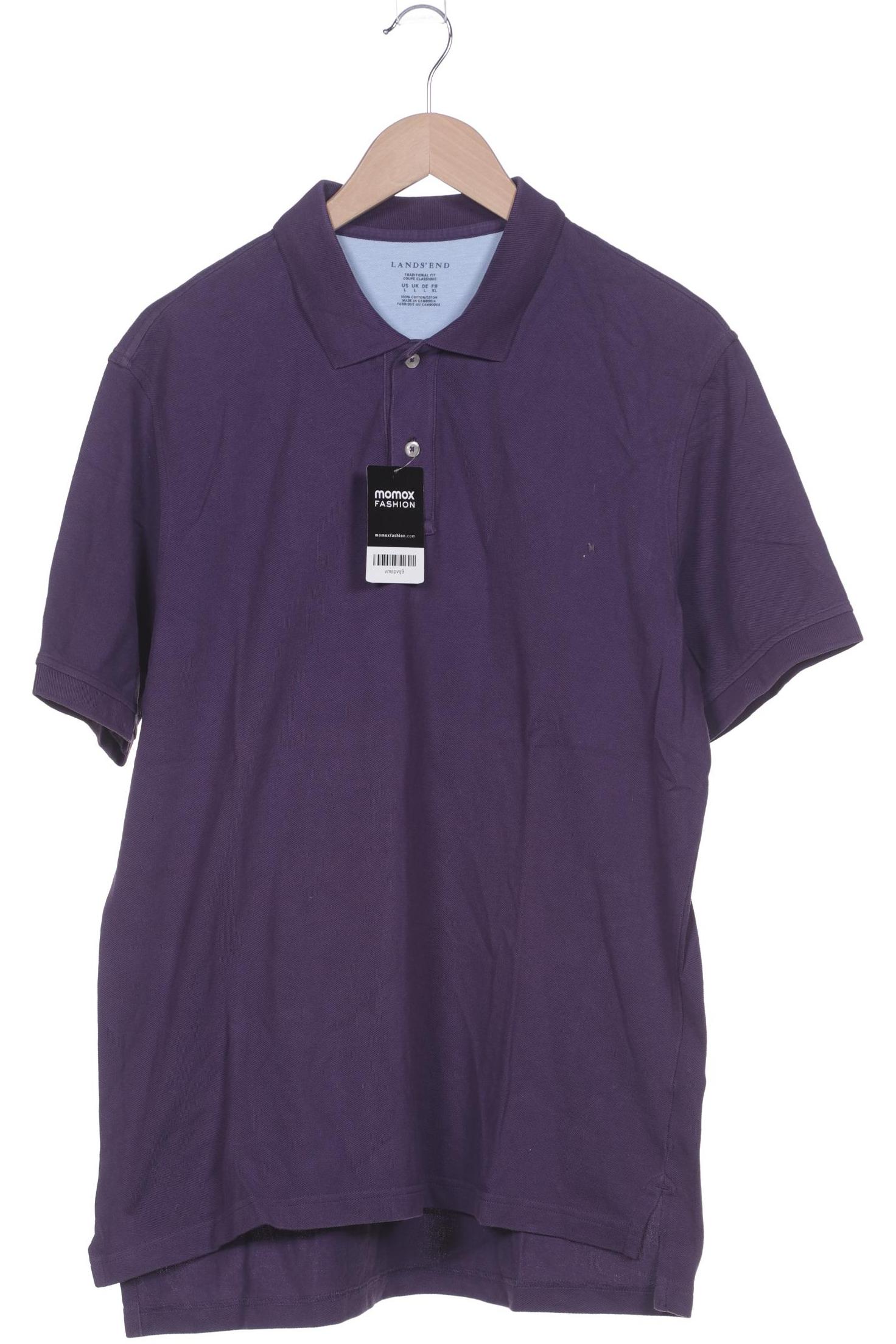 

Lands End Herren Poloshirt, flieder, Gr. 52