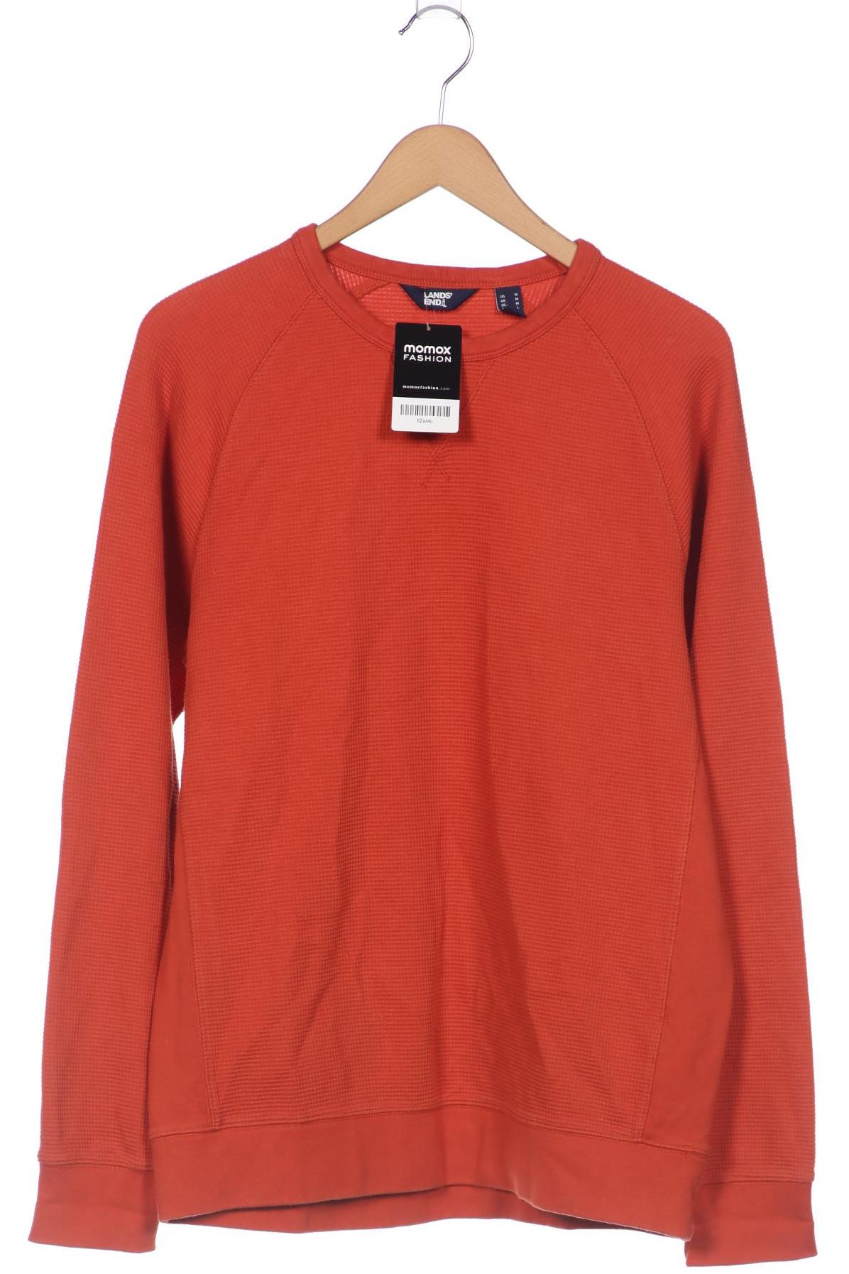 

Lands End Herren Pullover, orange, Gr. 48
