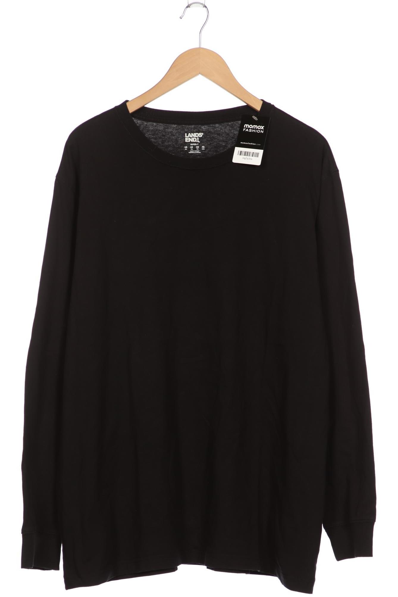 

Lands End Herren Langarmshirt, schwarz, Gr. 56