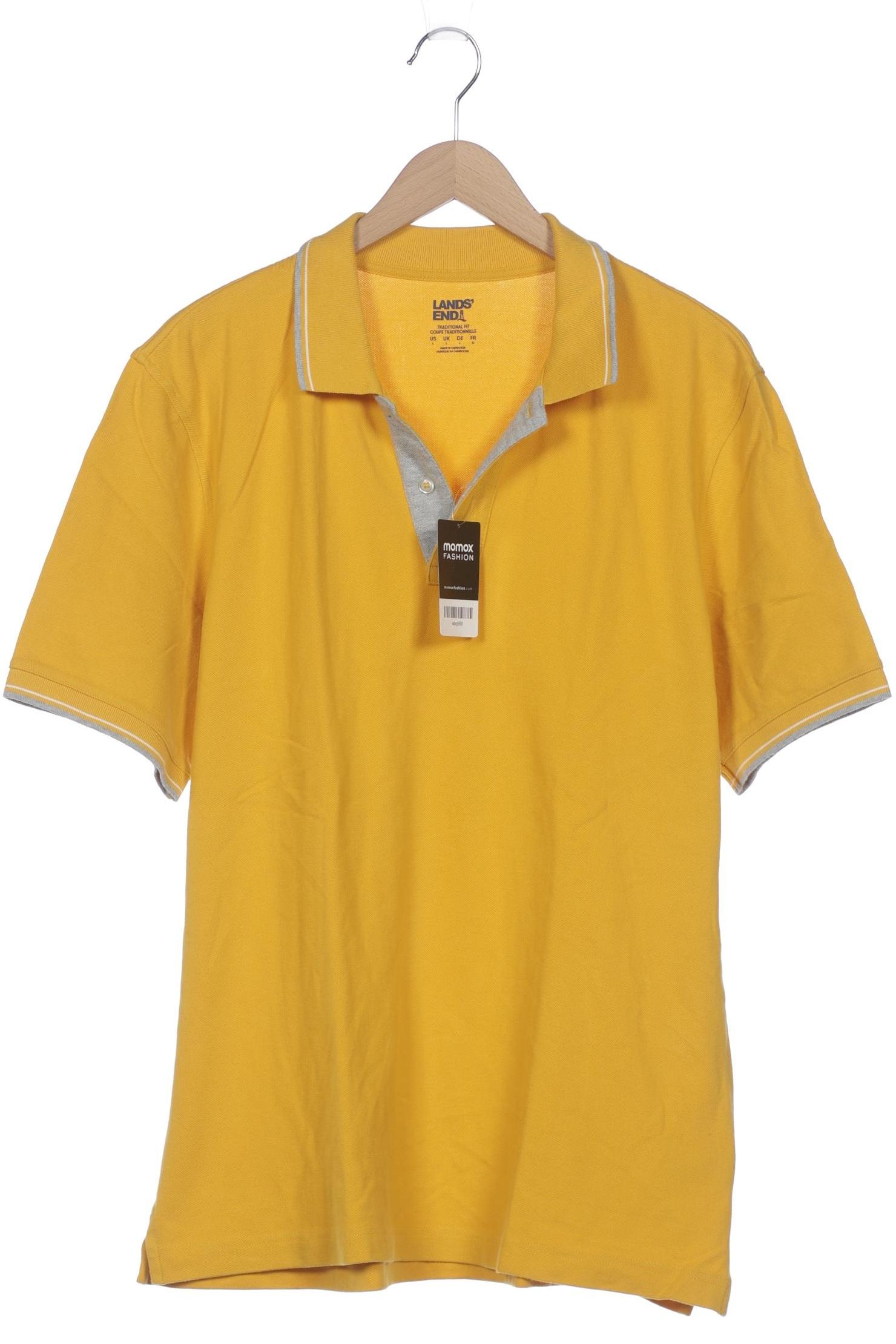 

Lands End Herren Poloshirt, gelb, Gr. 52