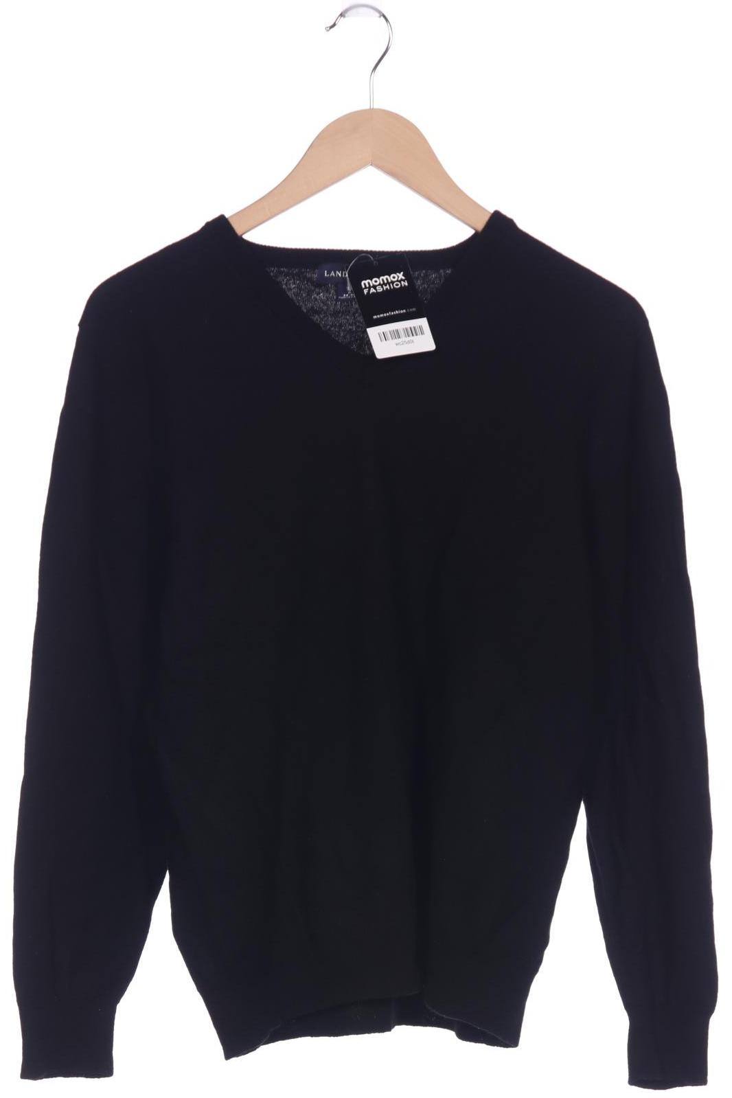

Lands End Herren Pullover, schwarz, Gr. 48
