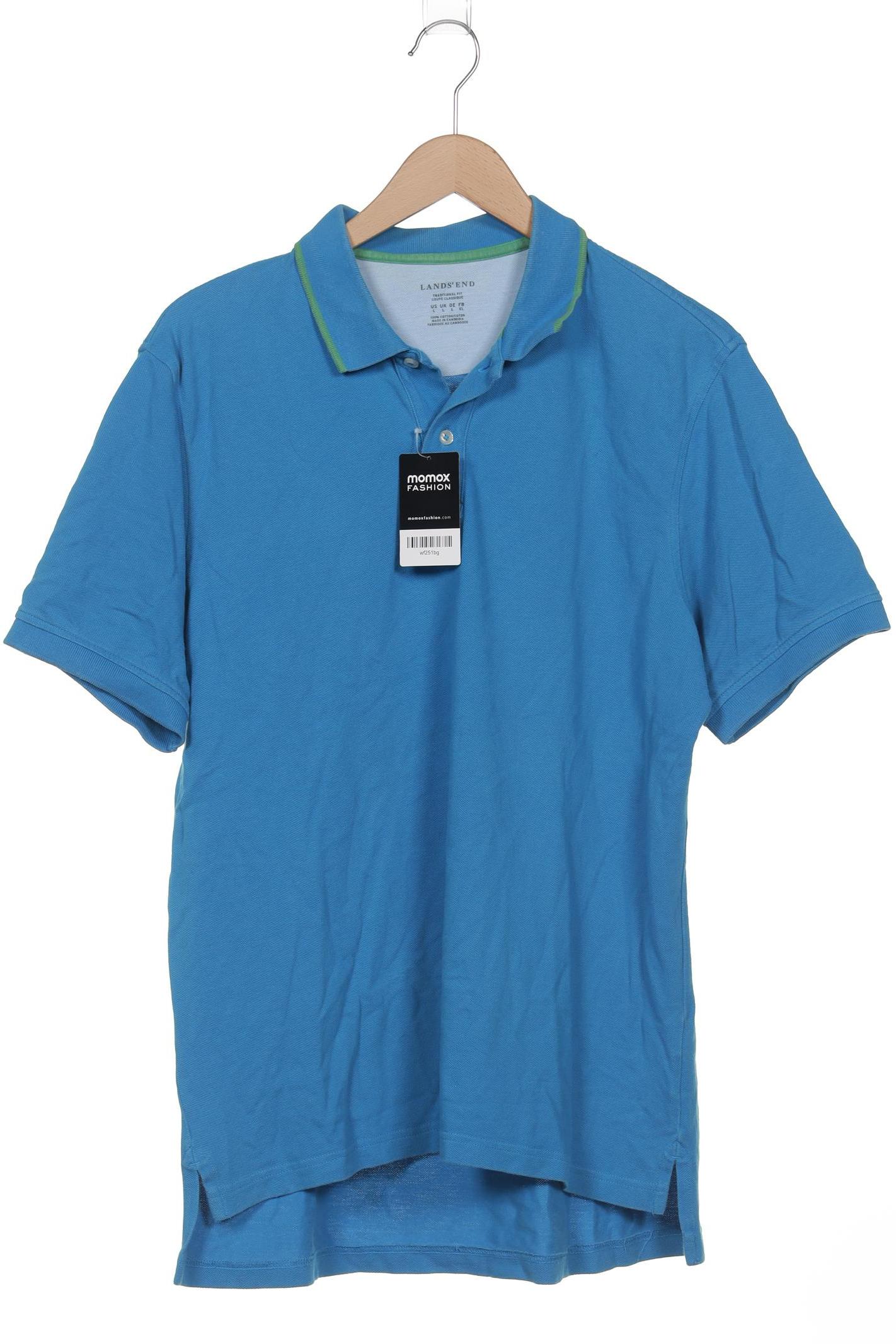 

Lands End Herren Poloshirt, blau
