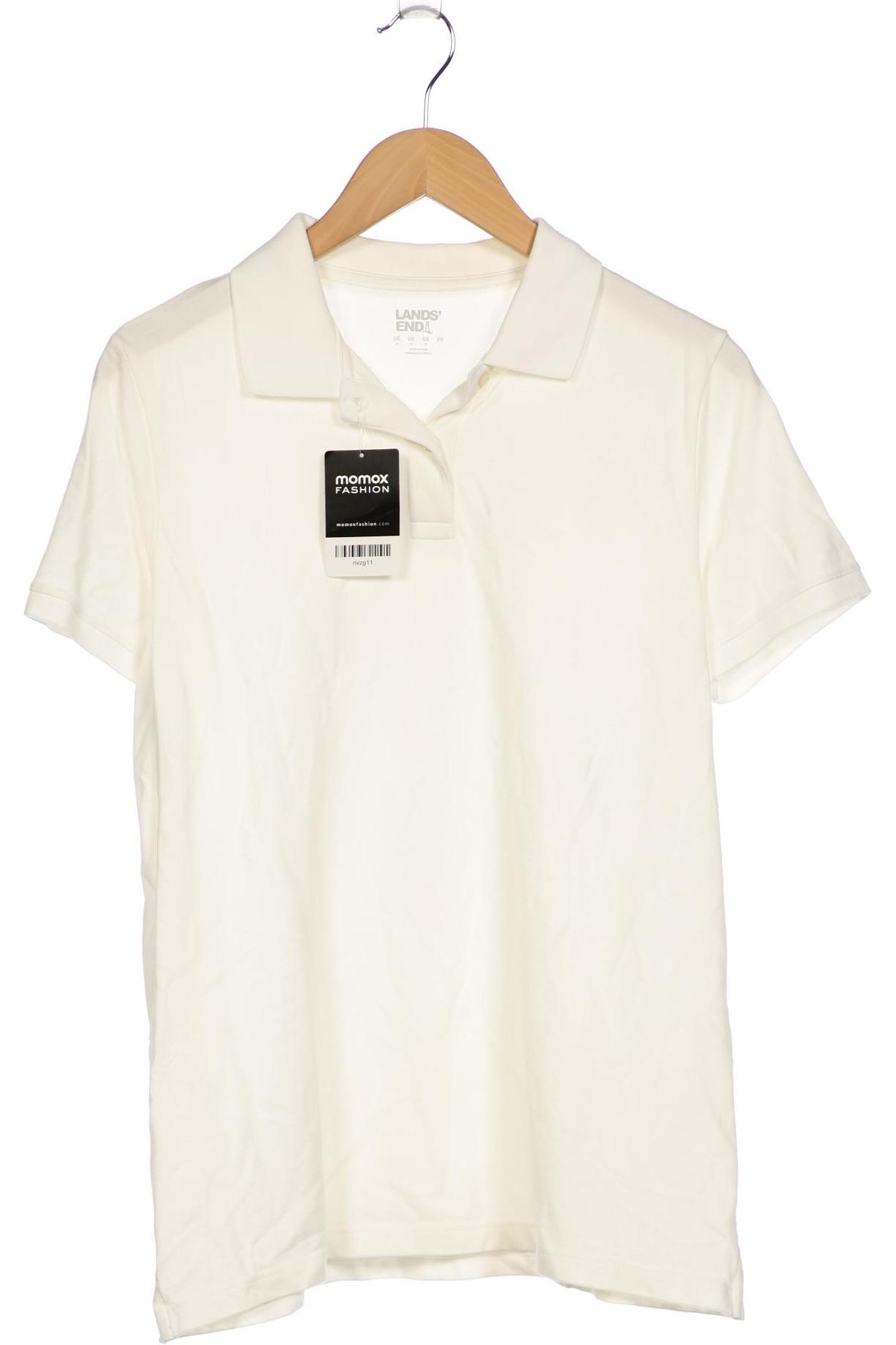 

Lands End Herren Poloshirt, cremeweiß, Gr. 48