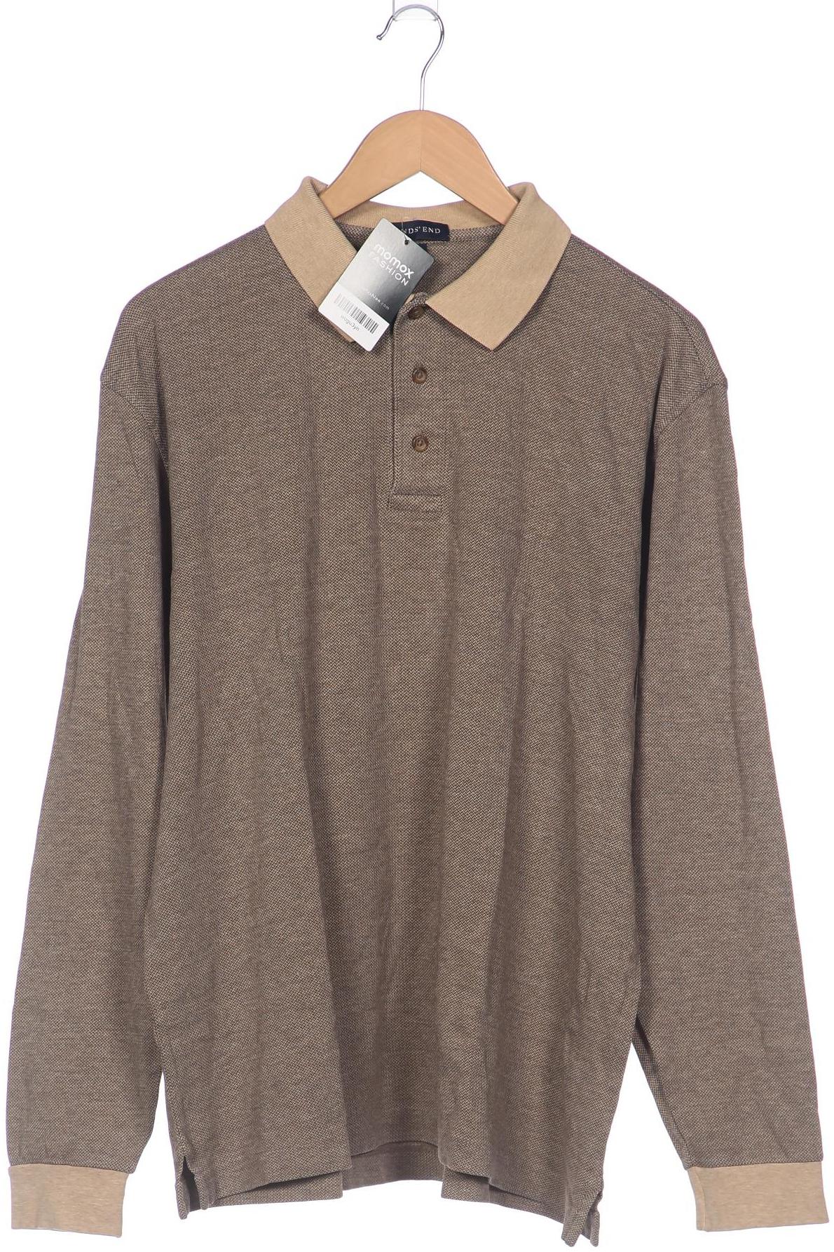 

Lands End Herren Poloshirt, beige, Gr. 52