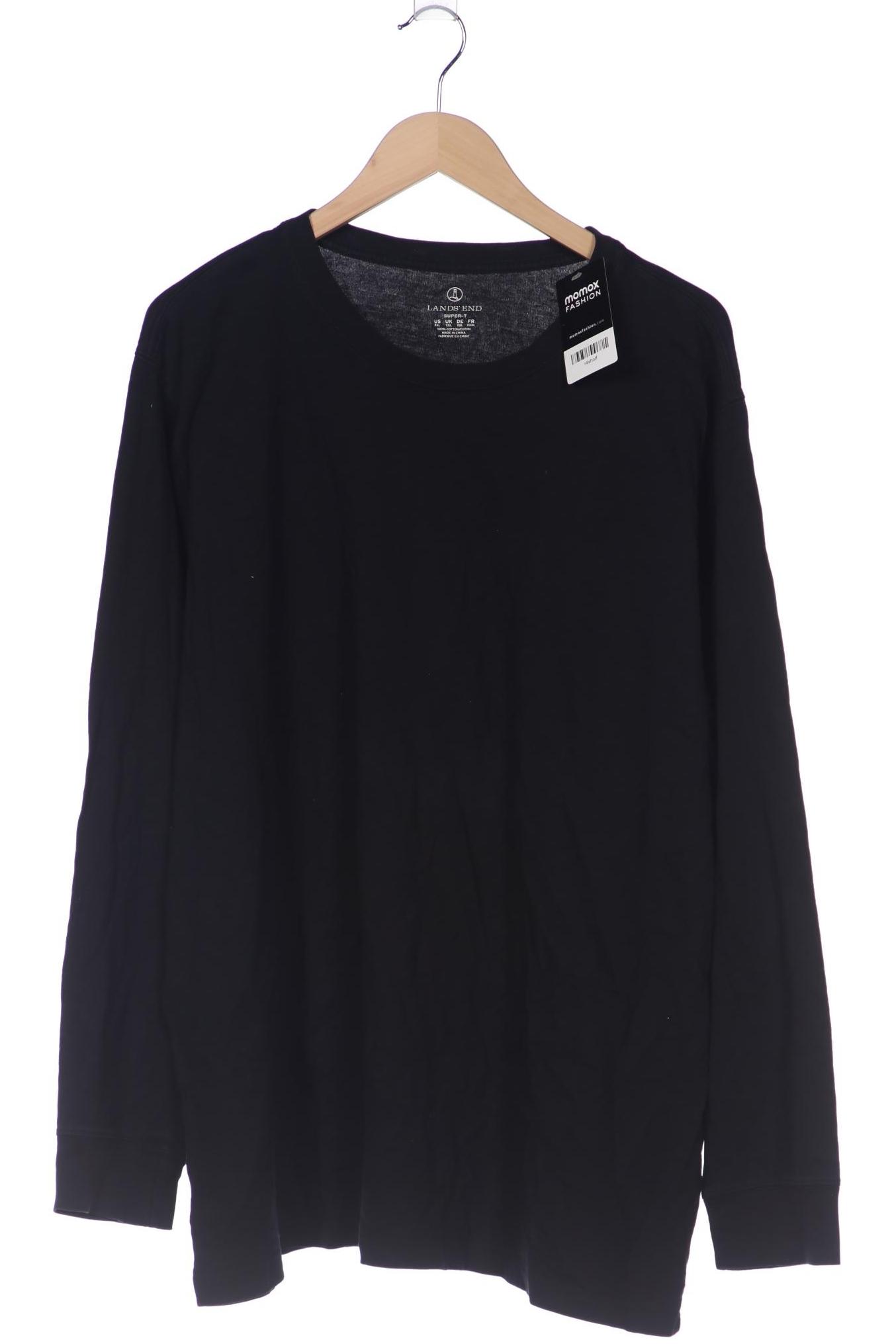 

Lands End Herren Langarmshirt, schwarz, Gr. 56