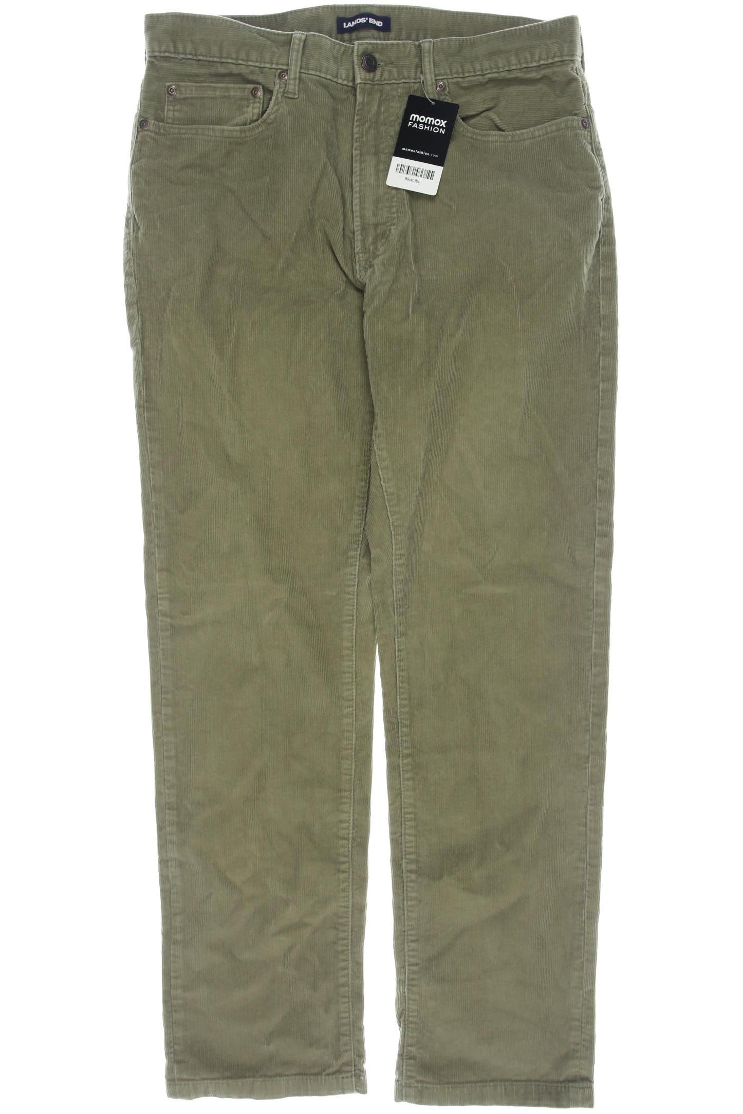 

Lands End Herren Stoffhose, grün, Gr. 48