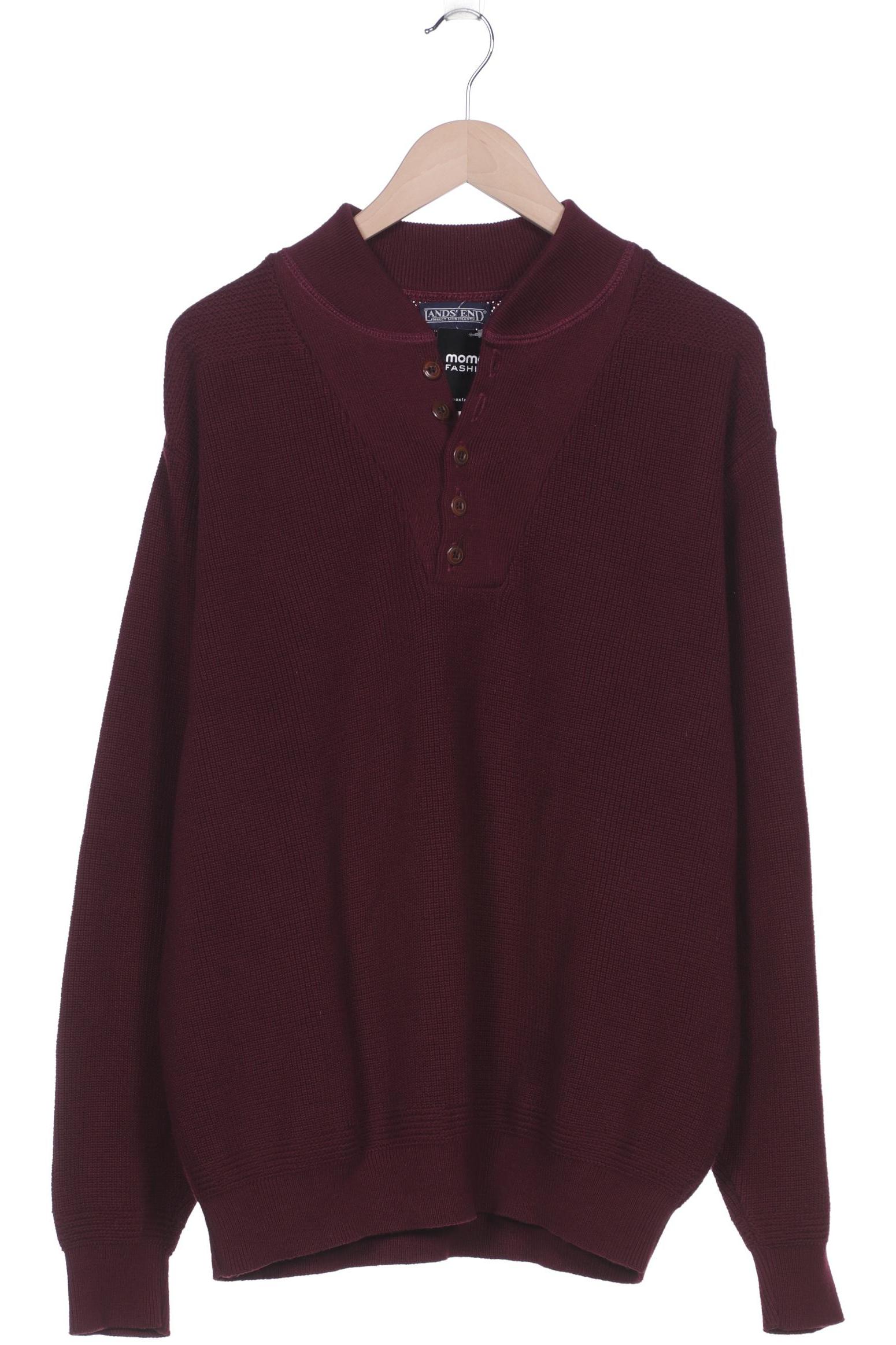 

Lands End Herren Pullover, bordeaux, Gr. 54