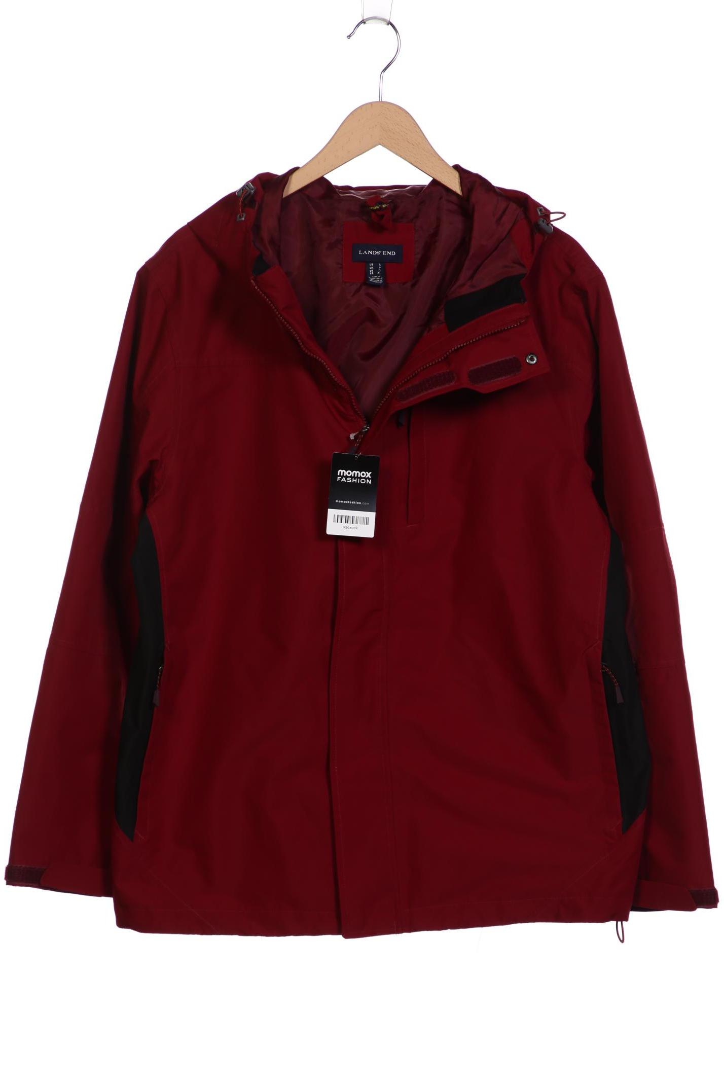 

Lands End Herren Jacke, bordeaux, Gr. 52