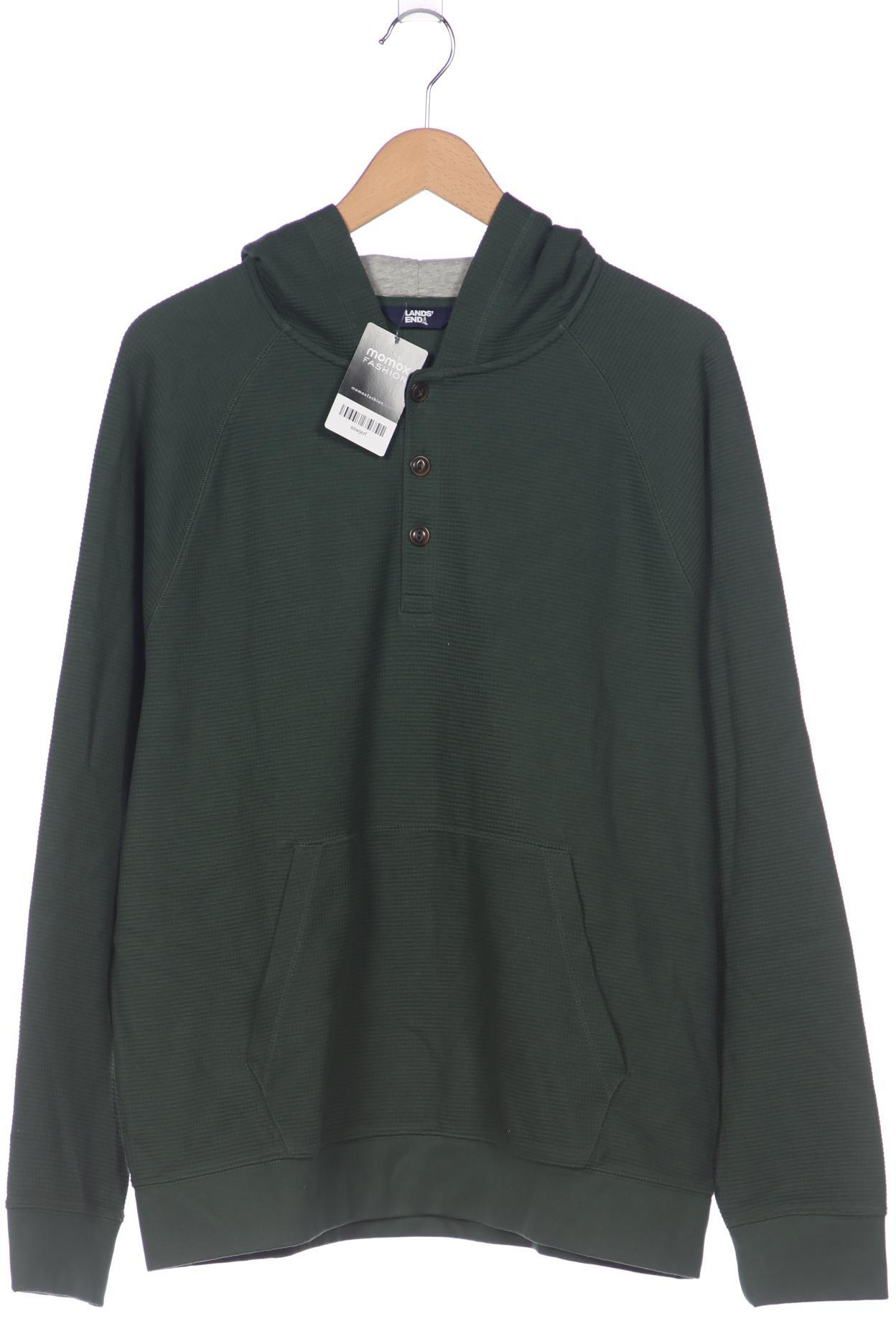 

Lands End Herren Kapuzenpullover, grün, Gr. 52