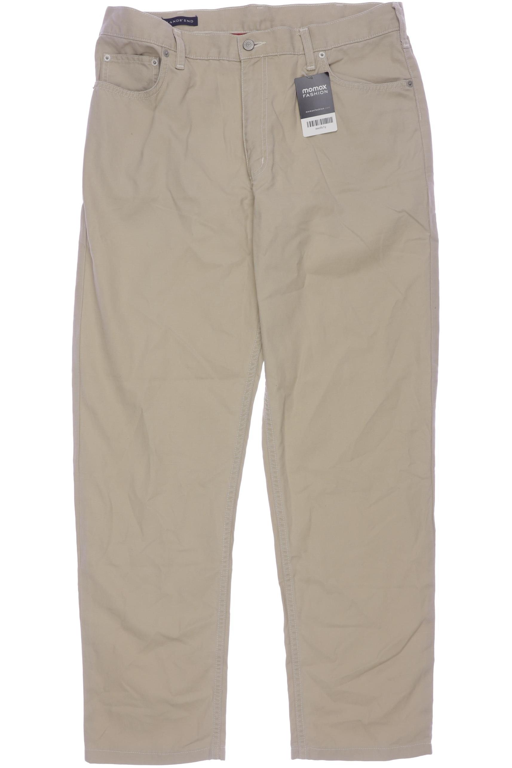 

Lands End Herren Stoffhose, beige, Gr. 36