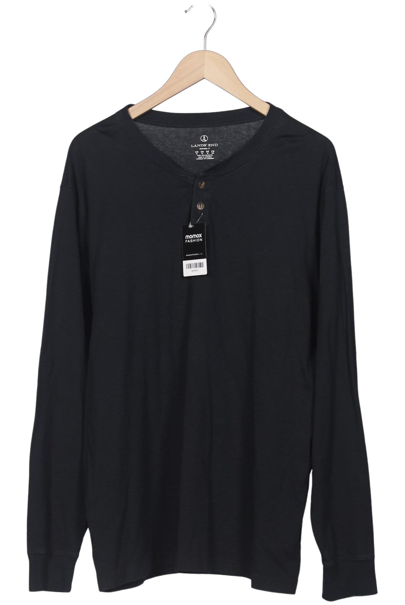 

Lands End Herren Langarmshirt, marineblau, Gr. 54