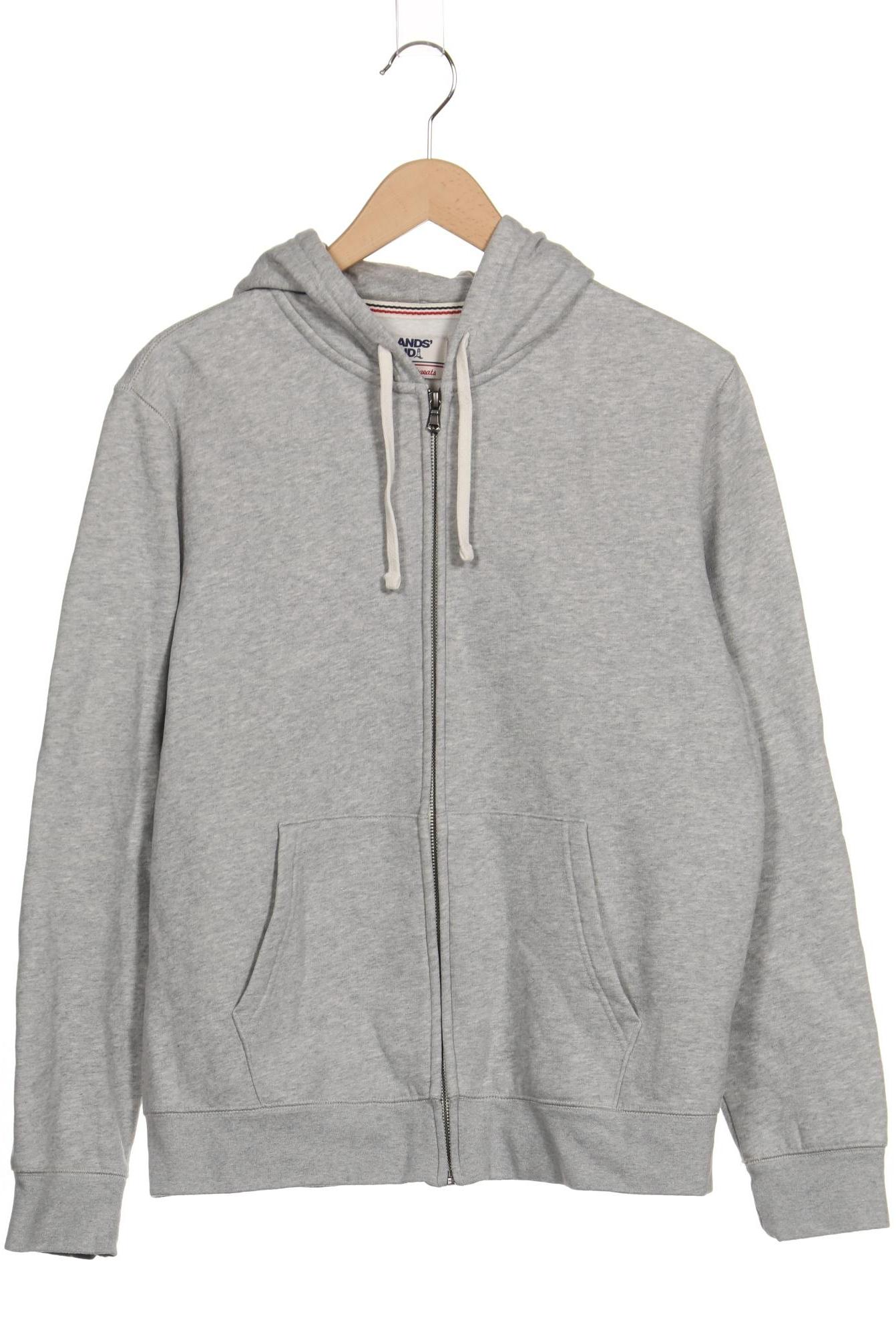 

Lands End Herren Kapuzenpullover, grau, Gr. 48