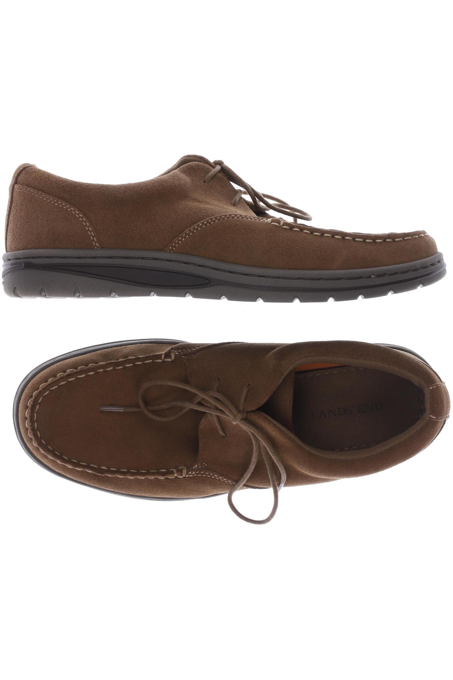 

Lands End Herren Halbschuh, braun, Gr. 42.5