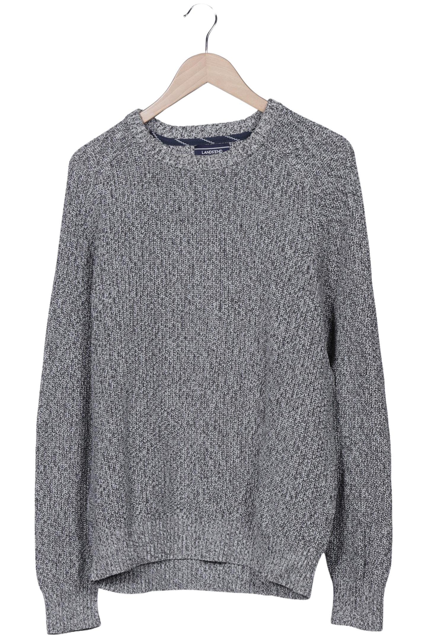 

Lands End Herren Pullover, grau, Gr. 52
