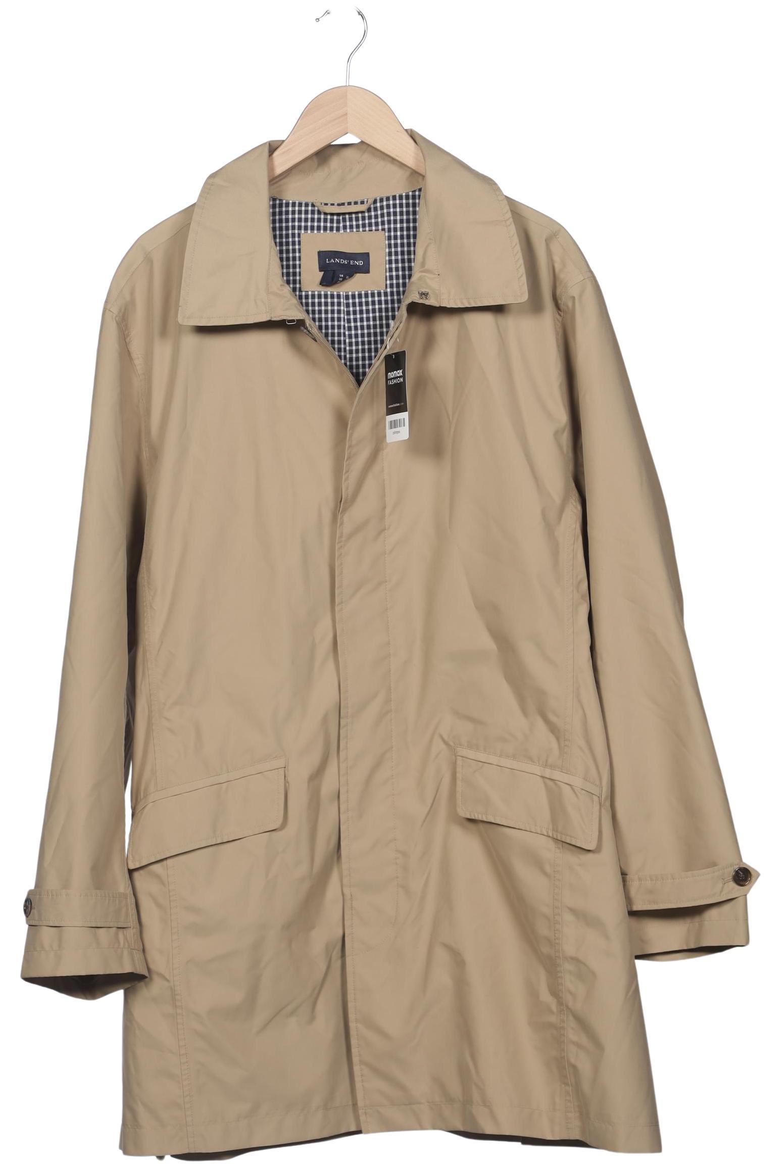 Thumbnail - Lands End Herren Mantel, beige, Gr. 54