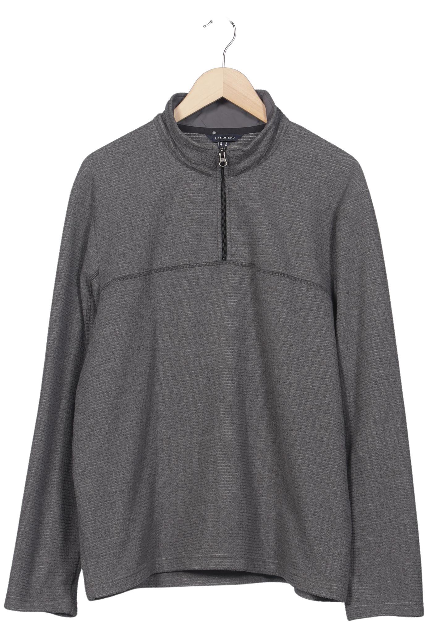 

Lands End Herren Sweatshirt, grau, Gr. 52