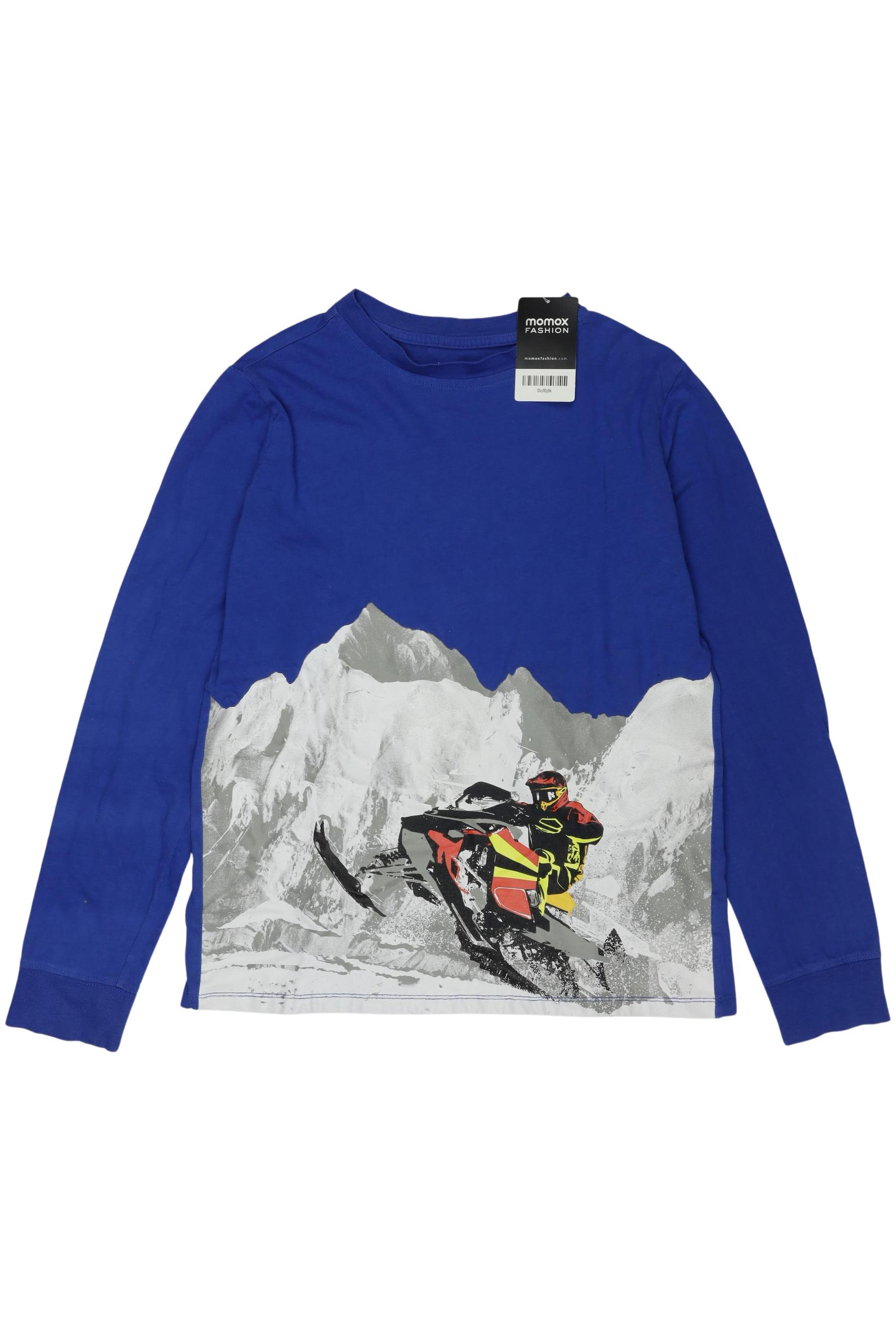 

Lands End Jungen Langarmshirt, blau, Gr. 158