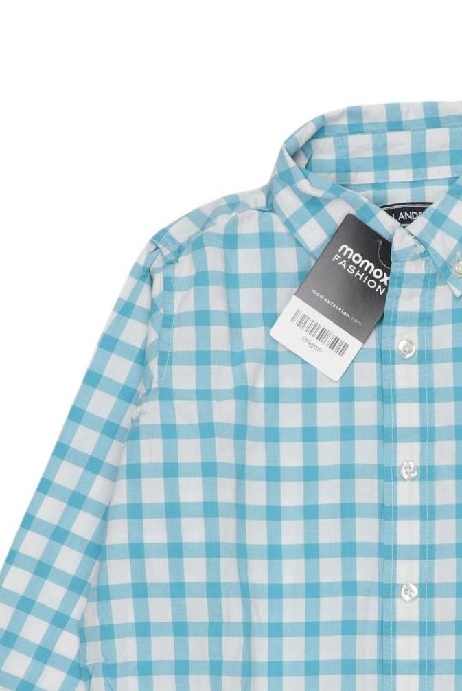 Thumbnail - Lands End Jungen Hemd, blau, Gr. 134