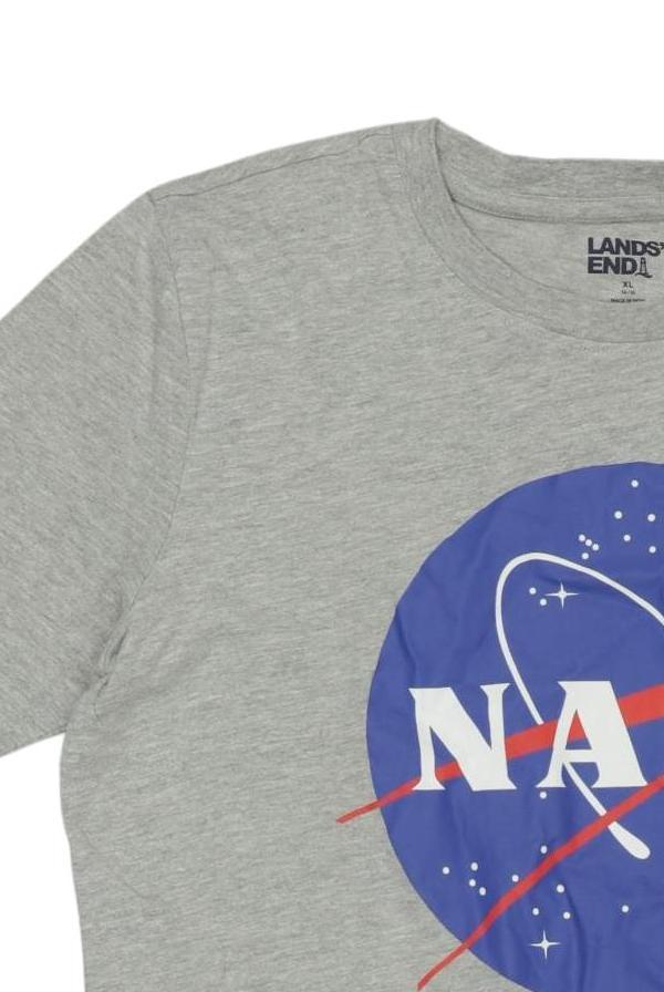 Thumbnail - Lands End Jungen T-Shirt, grau, Gr. 170