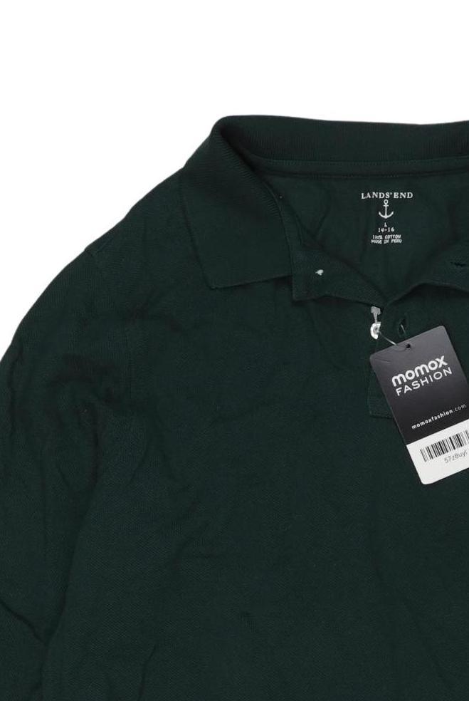 Thumbnail - Lands End Jungen Poloshirt, grün, Gr. 158
