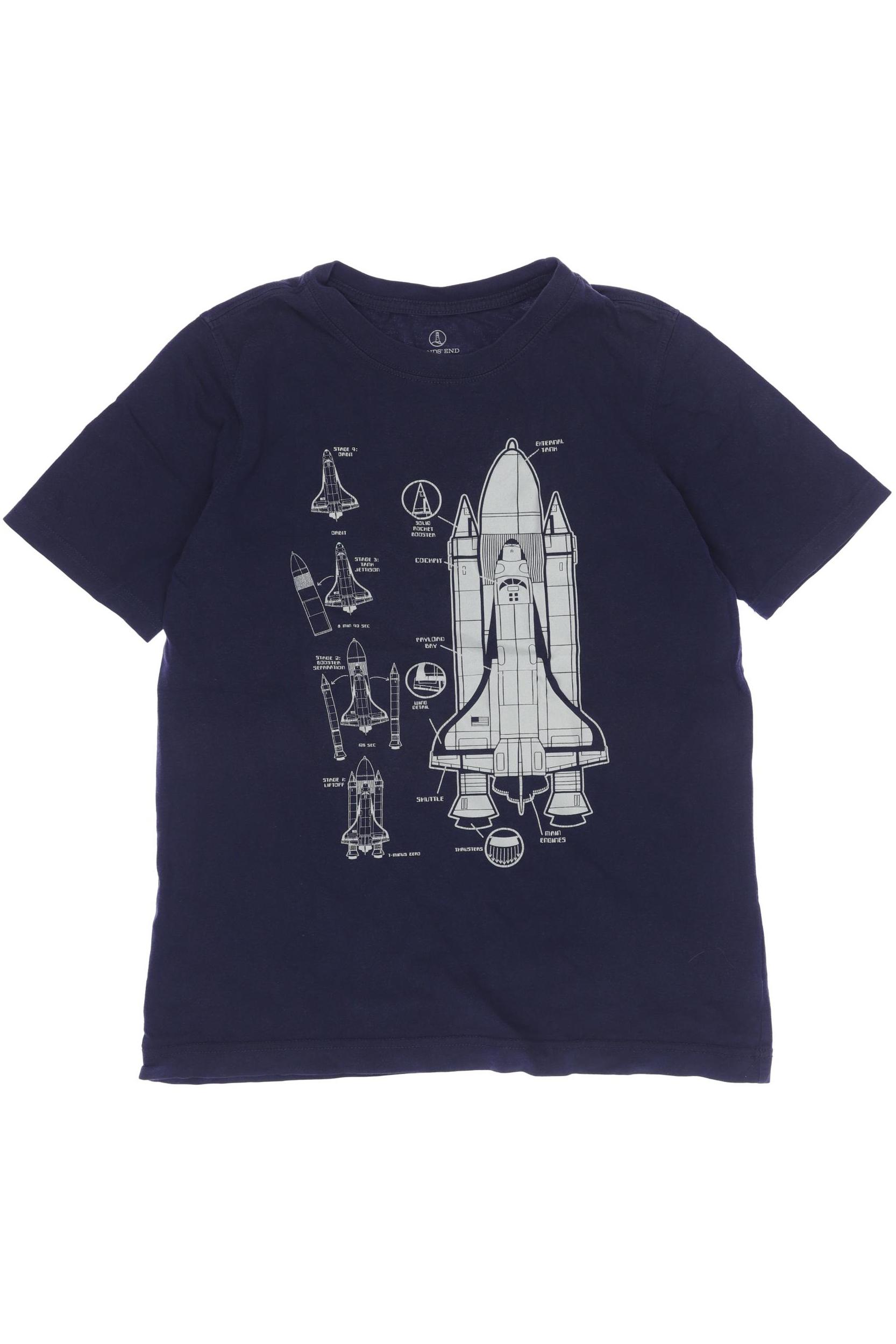 

Lands End Jungen T-Shirt, marineblau
