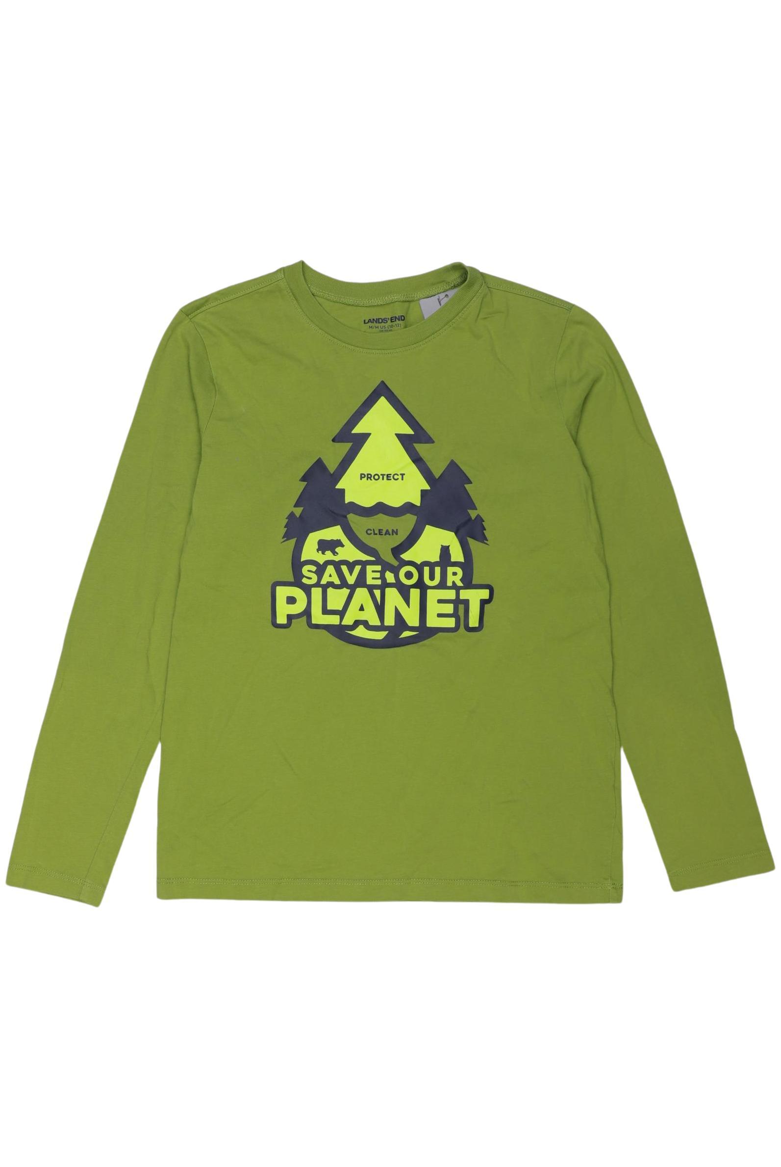

Lands End Jungen Langarmshirt, hellgrün, Gr. 146