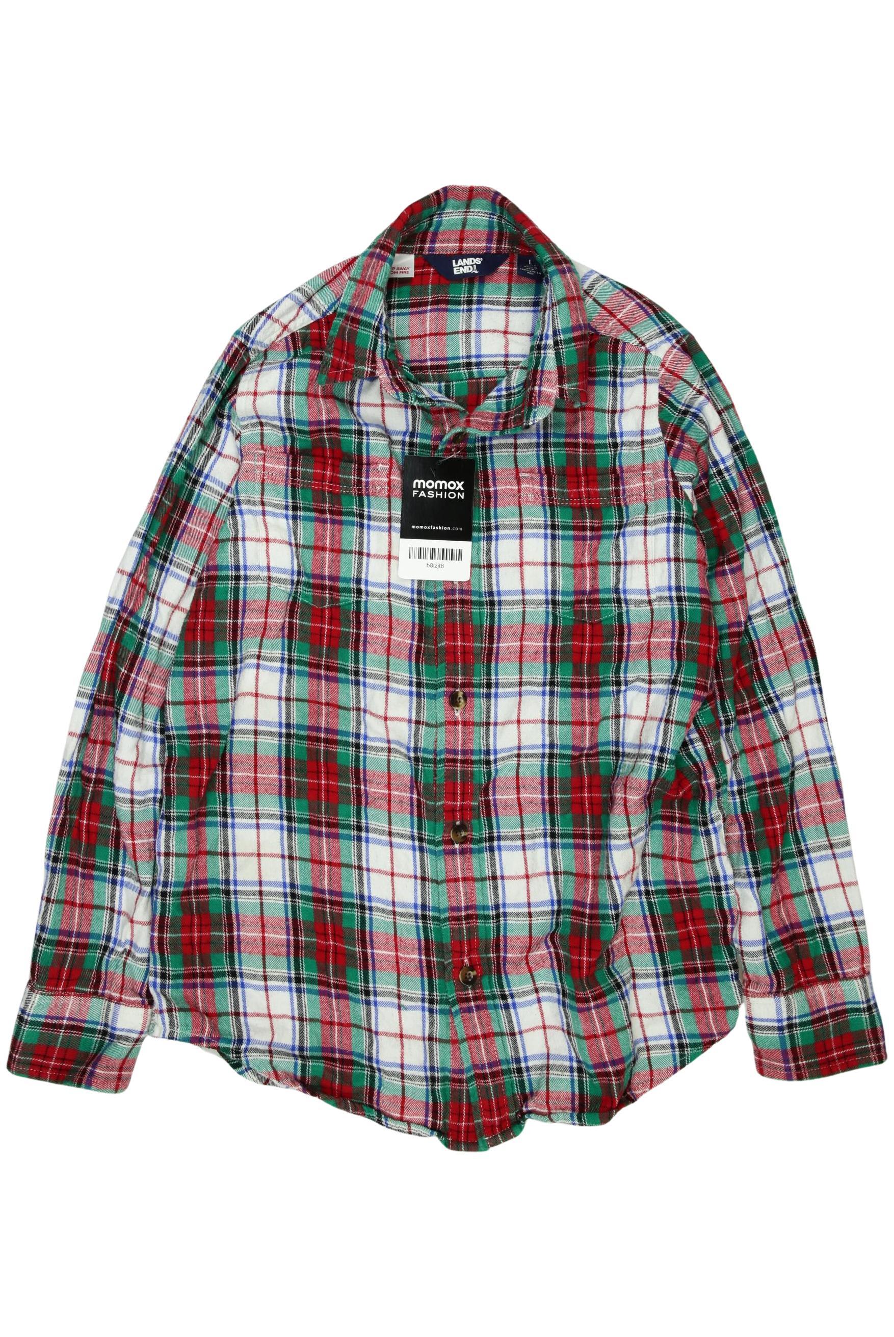 

Lands End Herren Hemd, mehrfarbig, Gr. 158
