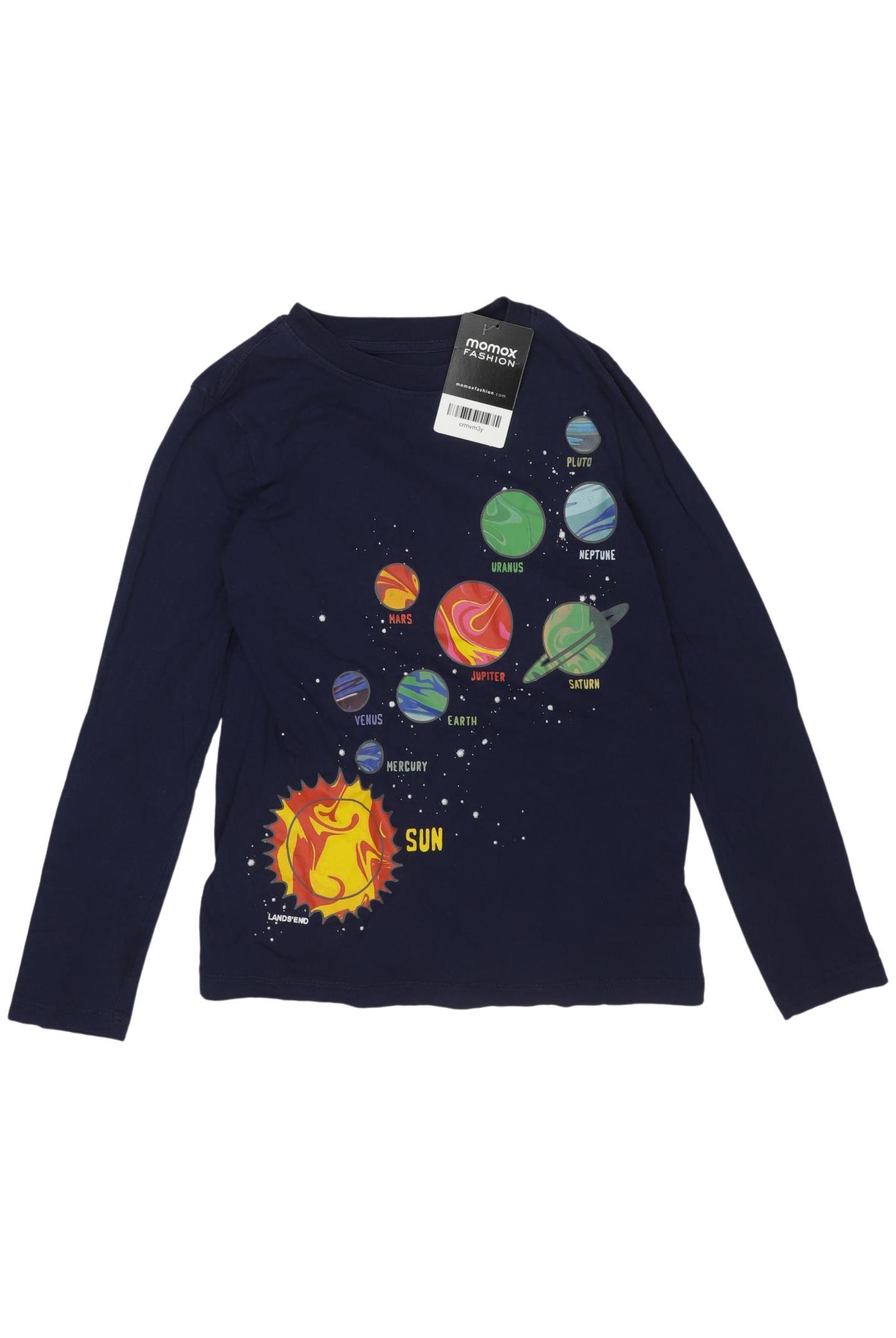 

Lands End Herren Langarmshirt, marineblau, Gr. 128