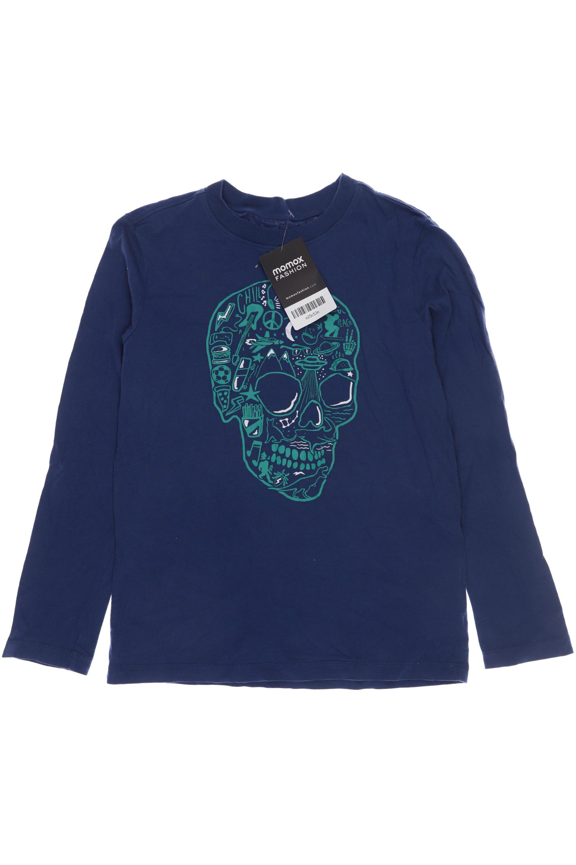 

Lands End Herren Langarmshirt, blau, Gr. 128