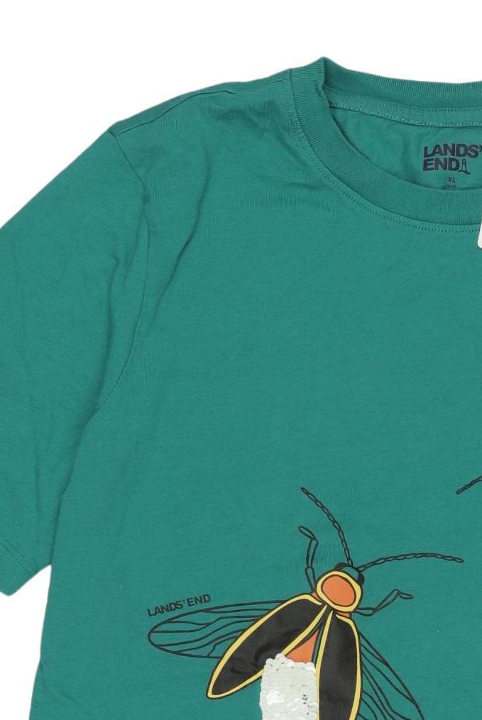 Thumbnail - Lands End Jungen T-Shirt, grün, Gr. 164